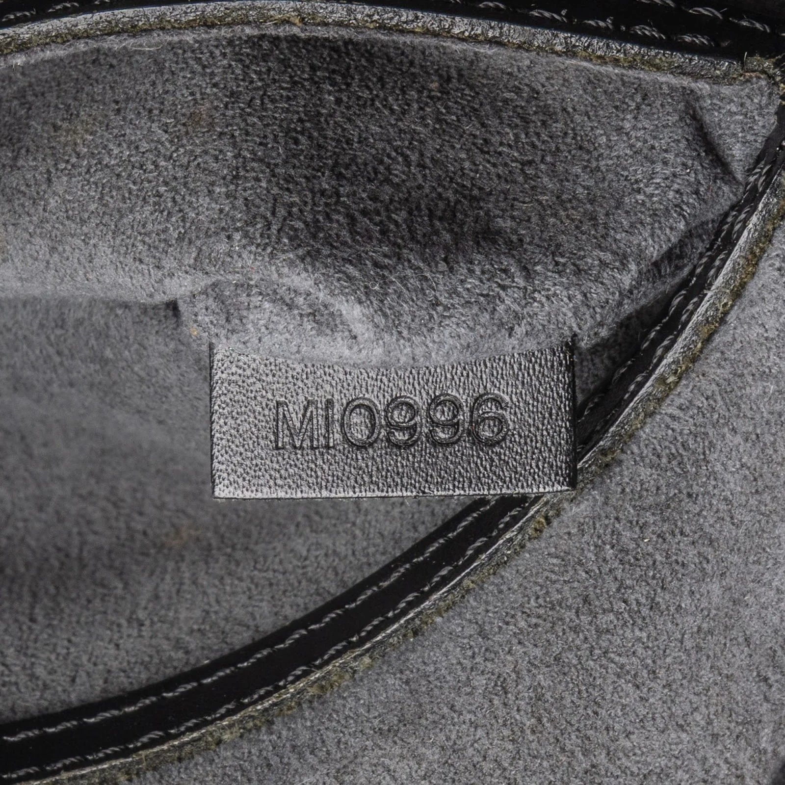Louis Vuitton Noir Epi Leather Alma PM Handbag