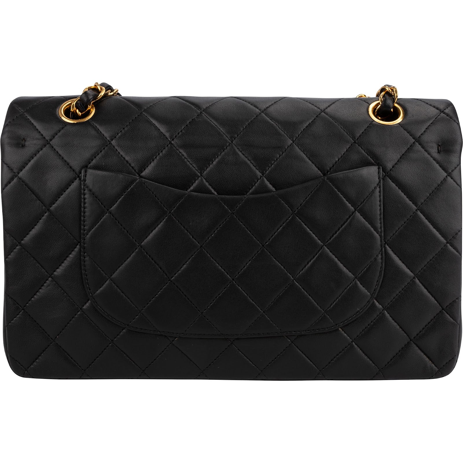 Chanel Quilted Lambskin 24K Gold Medium Double Flap Shoulder Bag