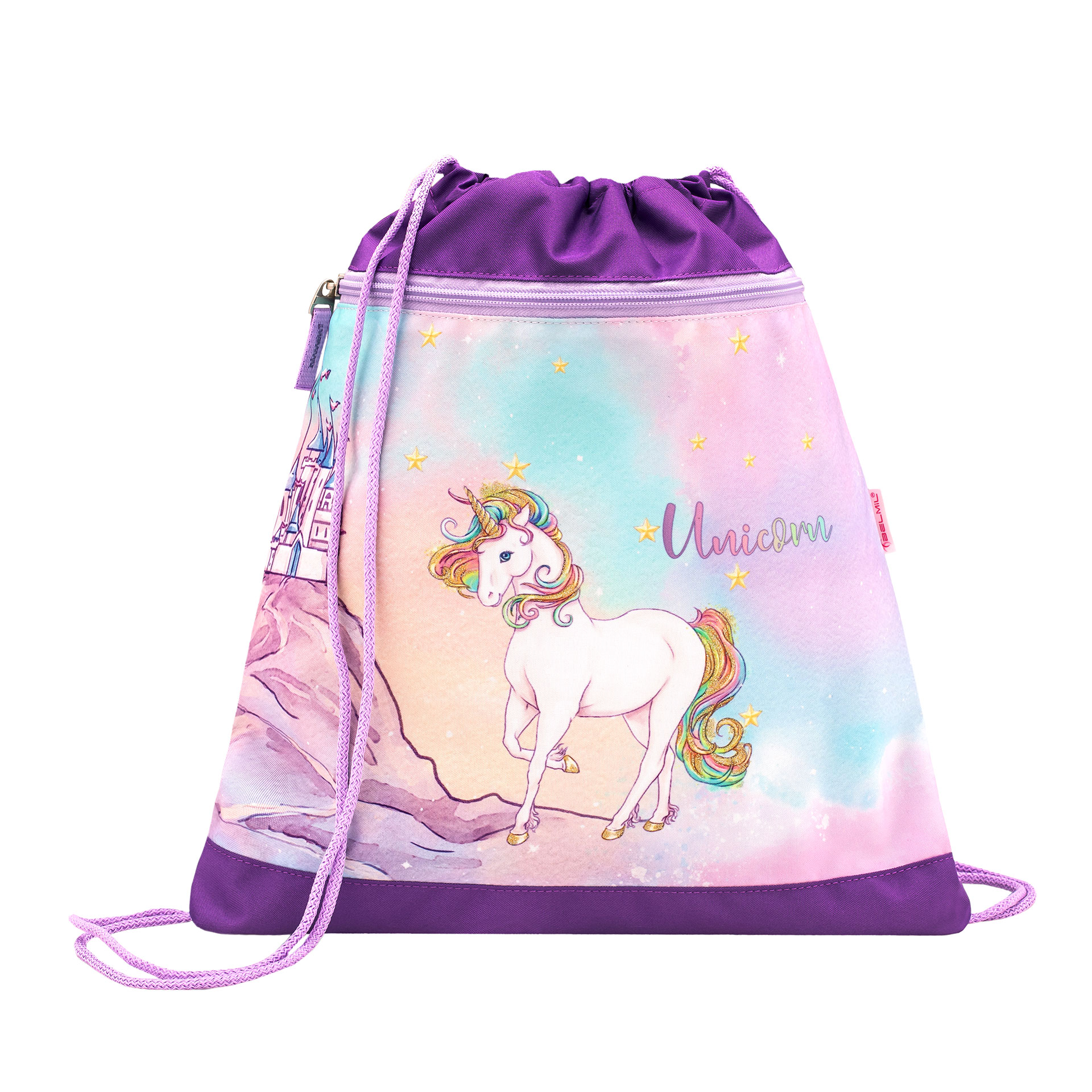 Classy ergonomisches Schulranzen-Set 4-teilig - Rainbow Unicorn Magic 