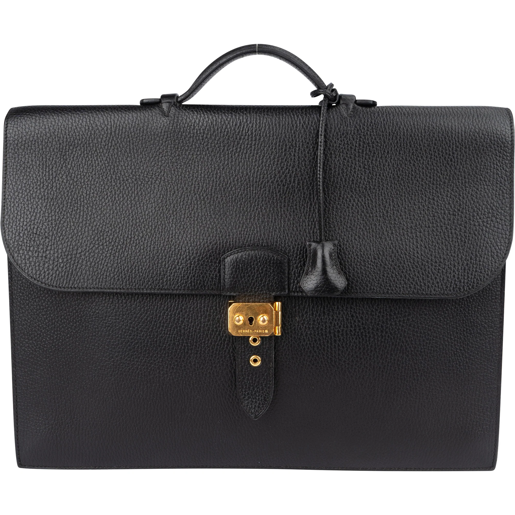 Hermès Taurillon Clémence Leather Sac à Dépêches Business Tasche