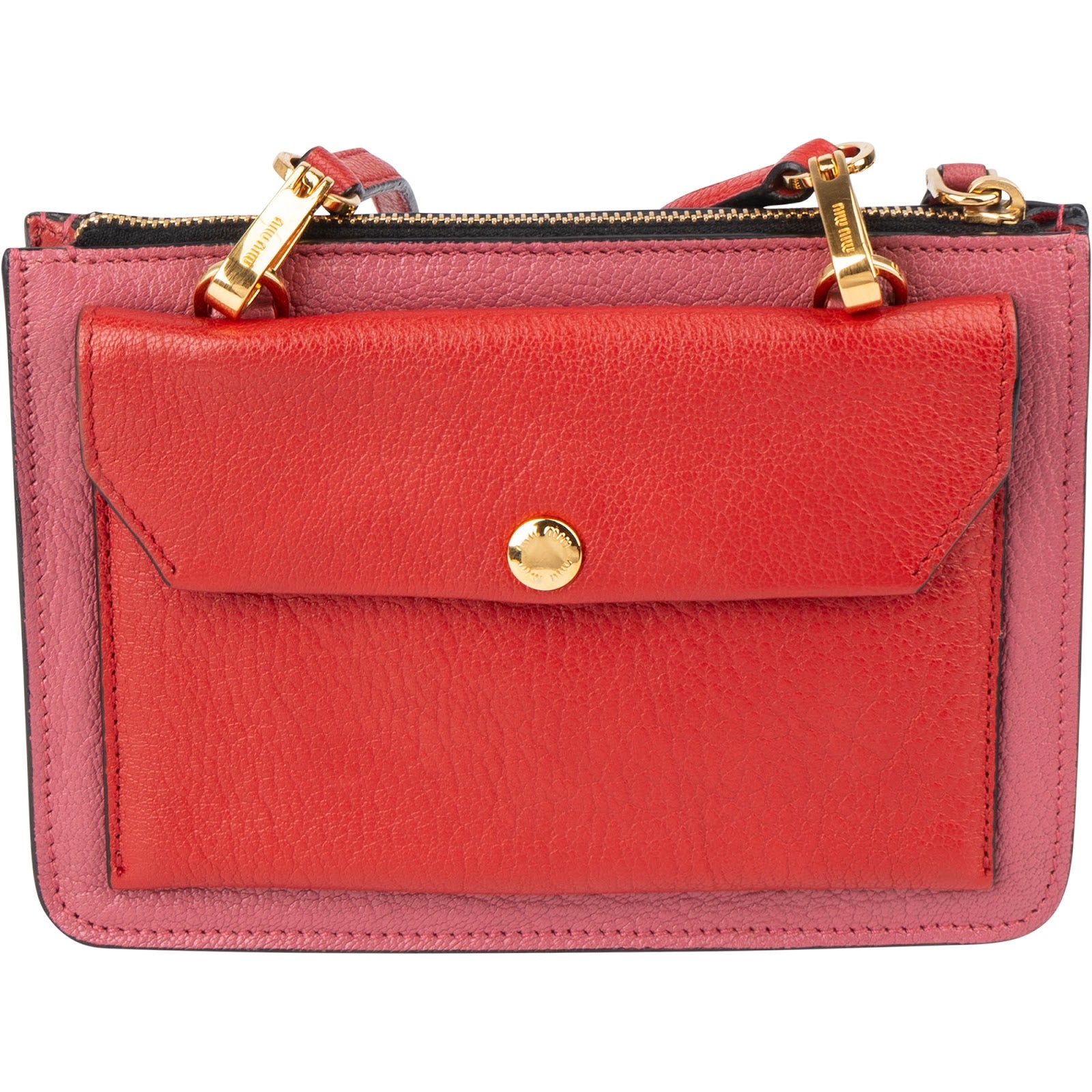 Miu Miu - Double Zip Crossbody Bag