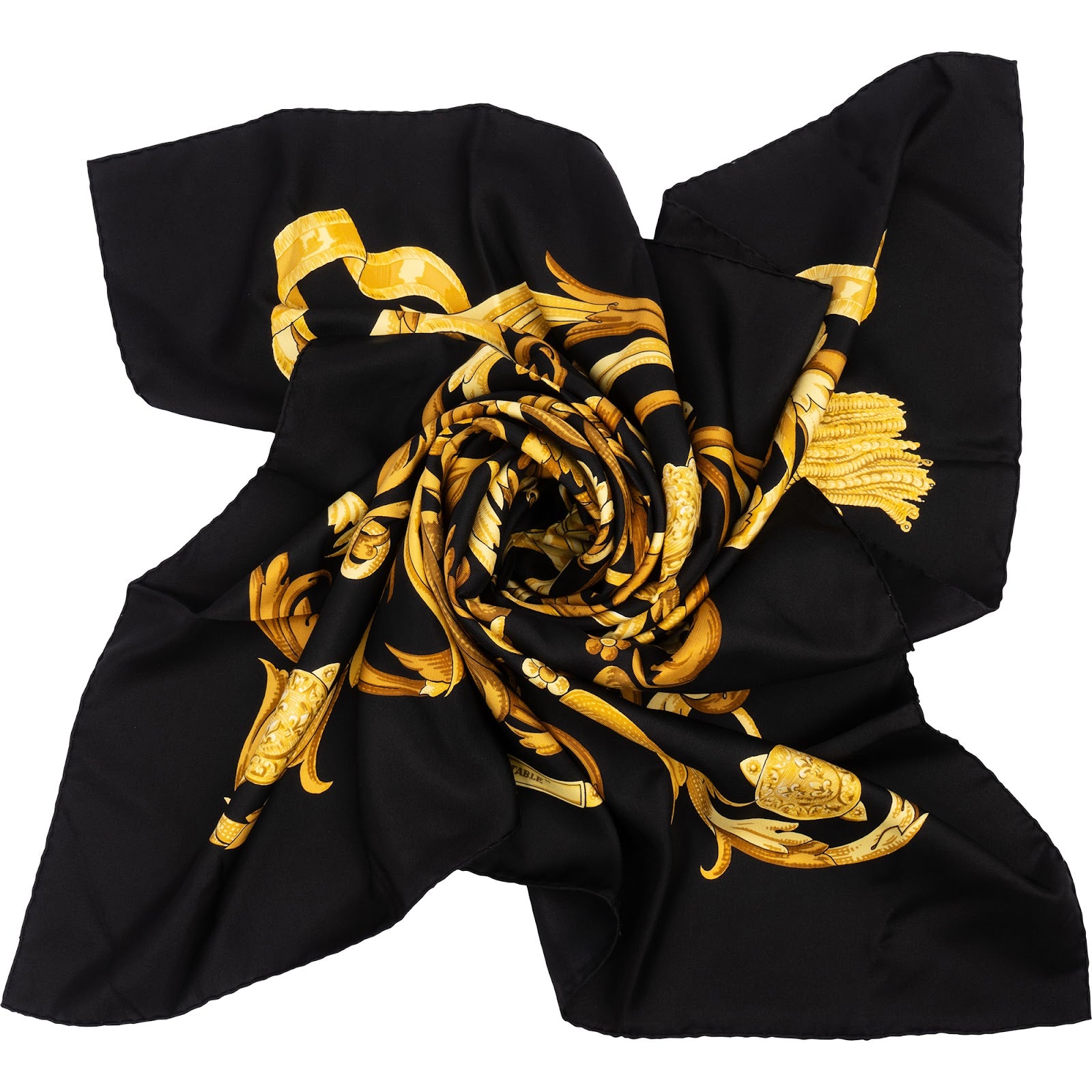 Foulard Hermès Le Mors “A La Conetable” in seta, 90