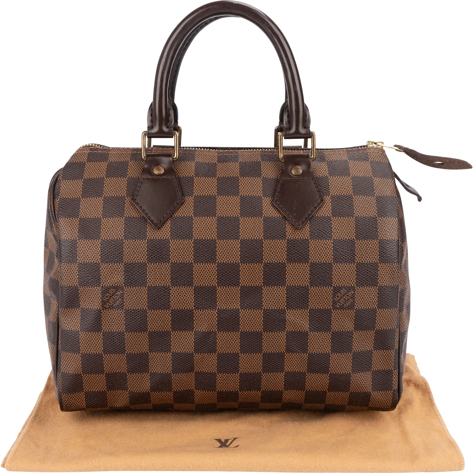 Louis Vuitton Monogram Damier Ebene Speedy 25 Handbag