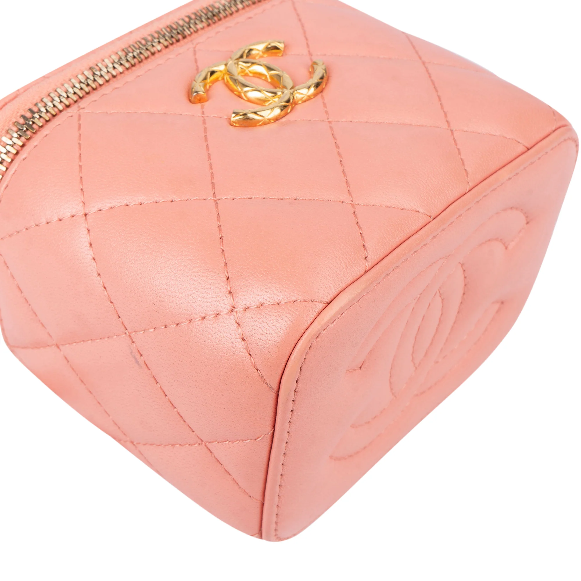 Chanel Quilted Lambskin Vanity CC Crossbody Bag