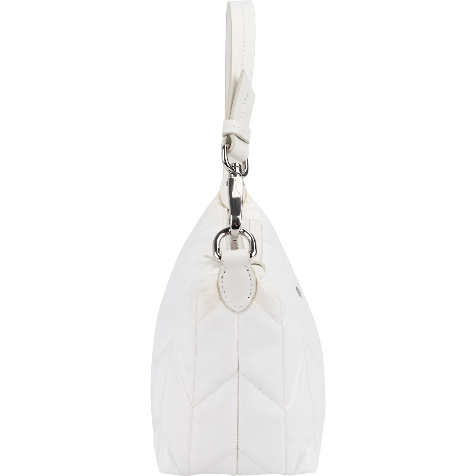 Miu Miu Quilted Patent Leather Mini Pouch Handbag