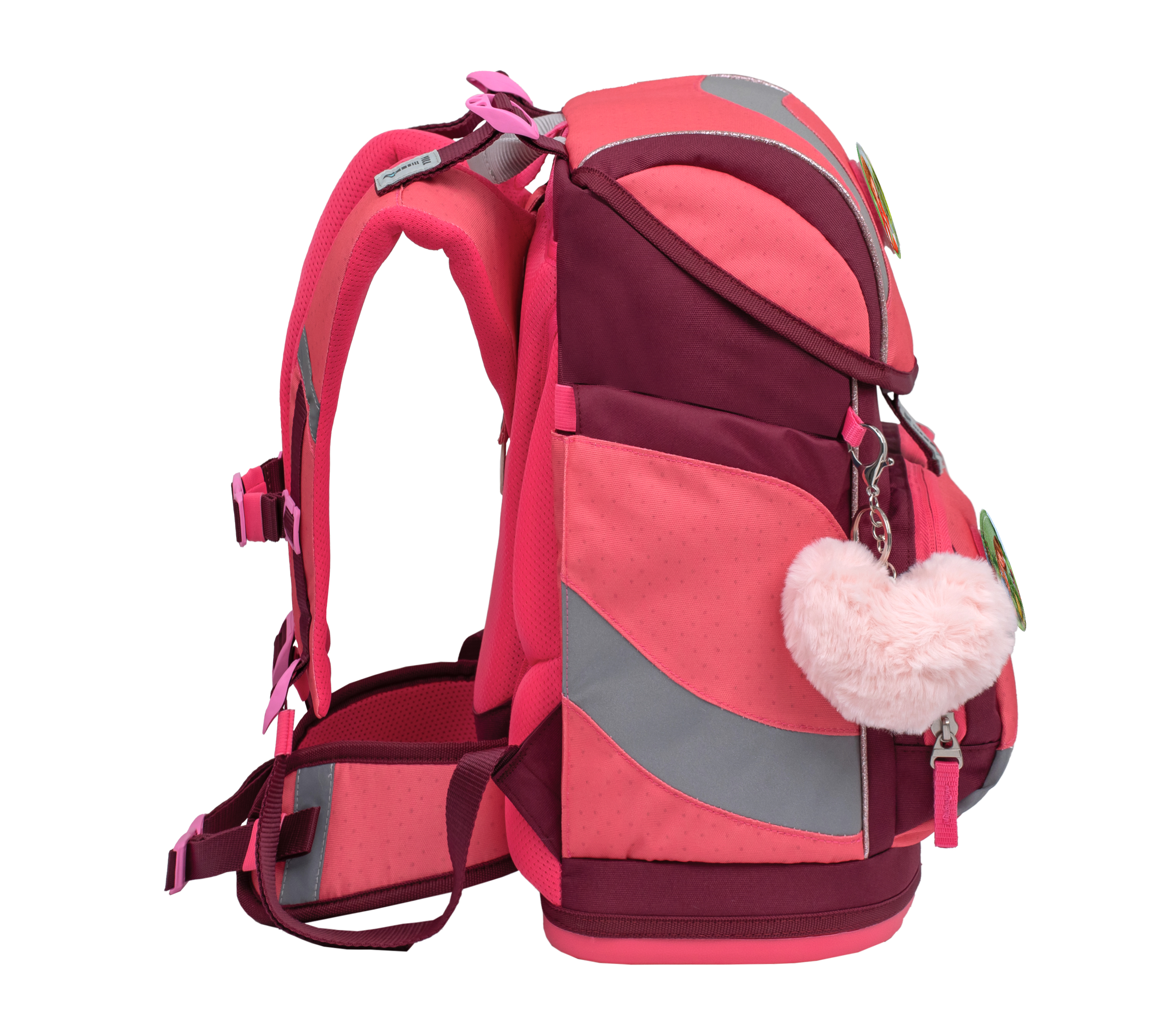 Smarty Schulranzen Set 5-teilig mit 6 Patches - Sweet Candy