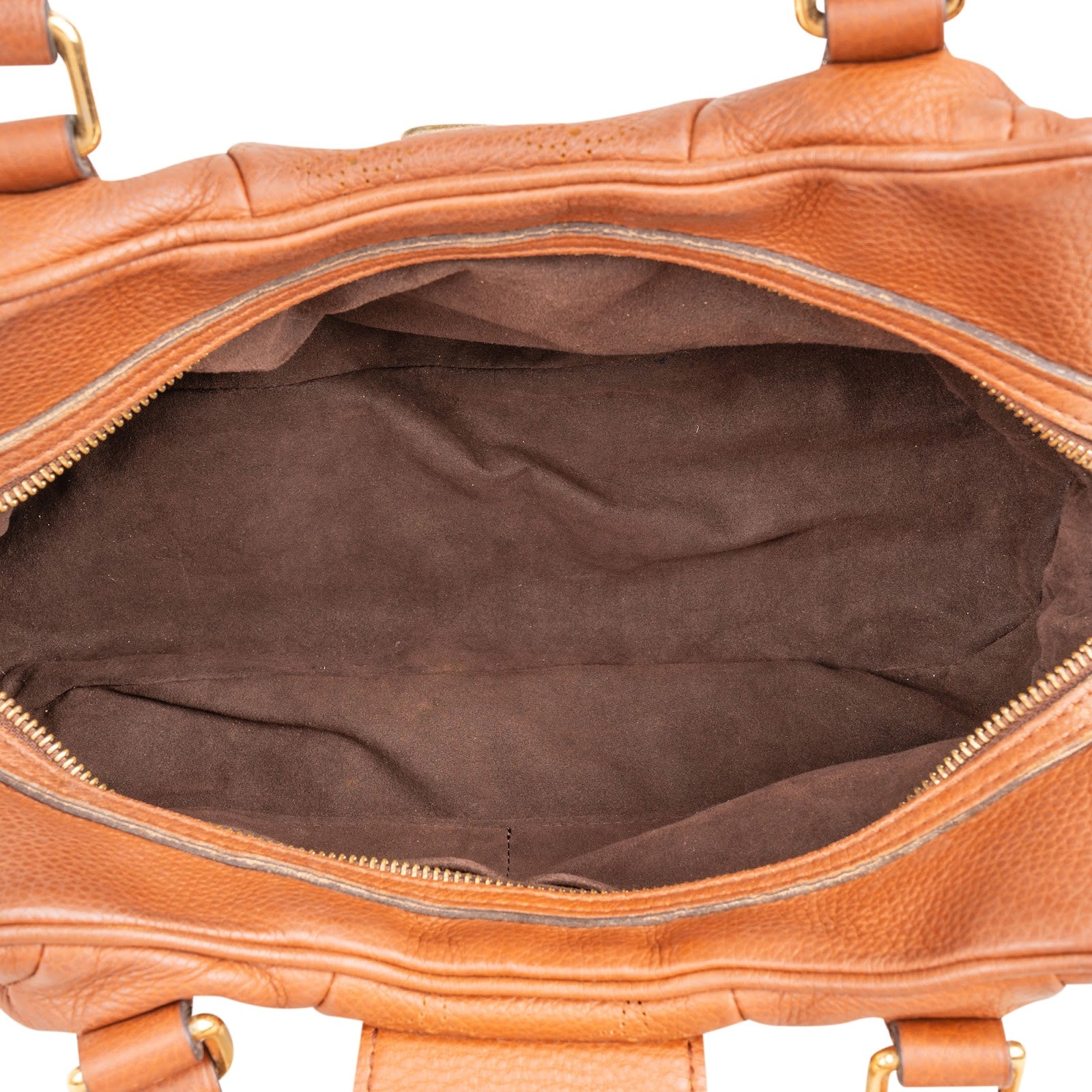 Louis Vuitton Brown Mahina Leather Lunar PM Shoulder Bag