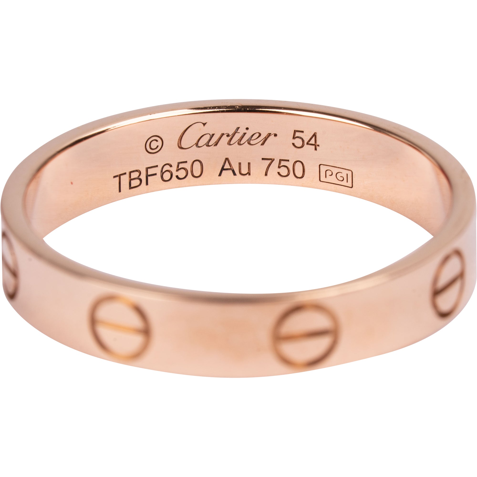 Cartier Au 750er Gold LOVE Wedding Band Ring (#54)