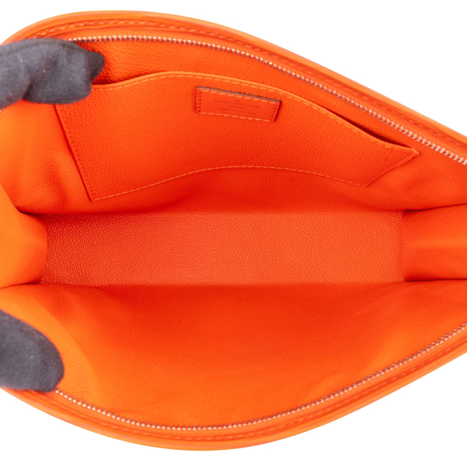 Louis Vuitton Orange Epi Leather Kulturbeutel