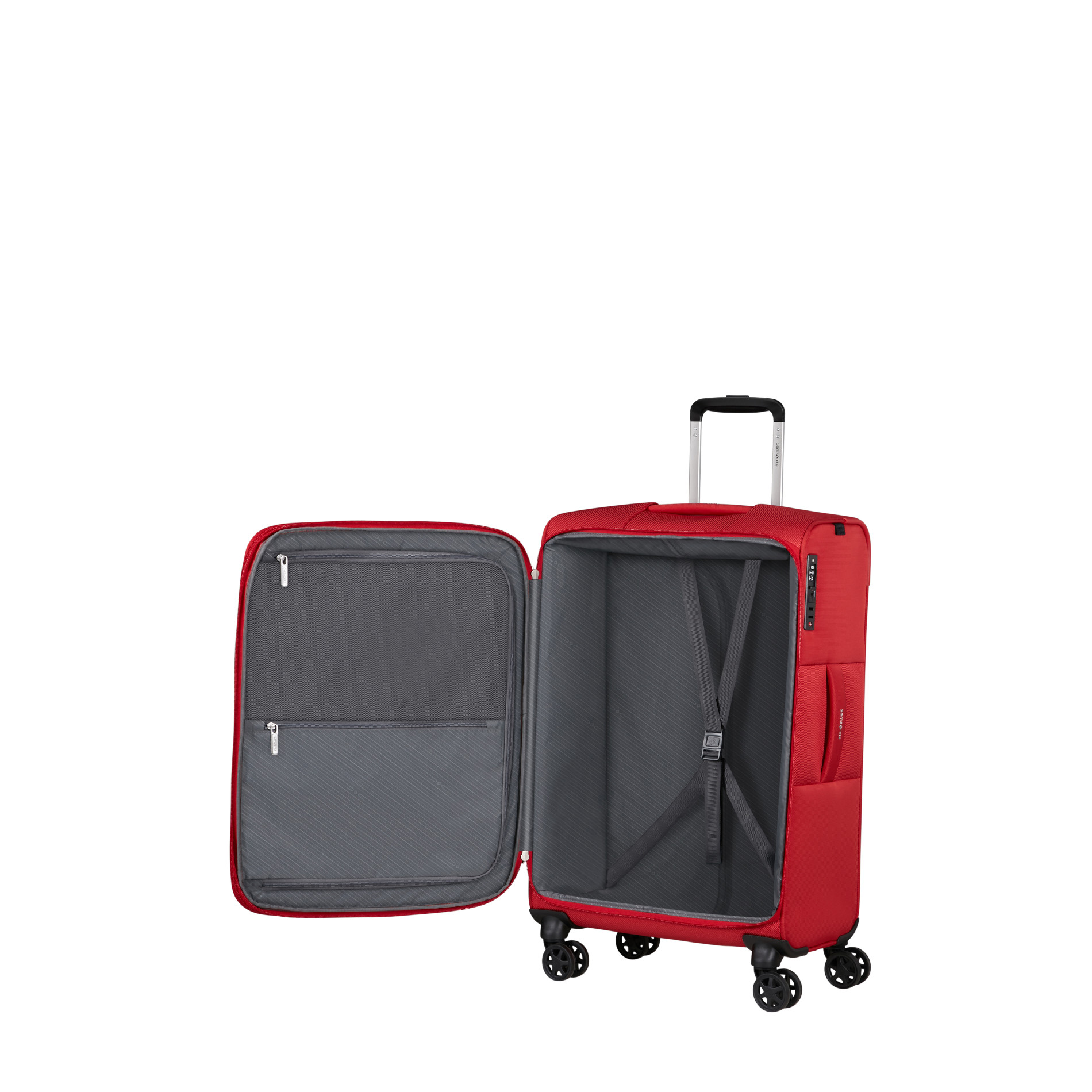 BASE BREEZE Trolley M (67 cm) erweiterbar - RED