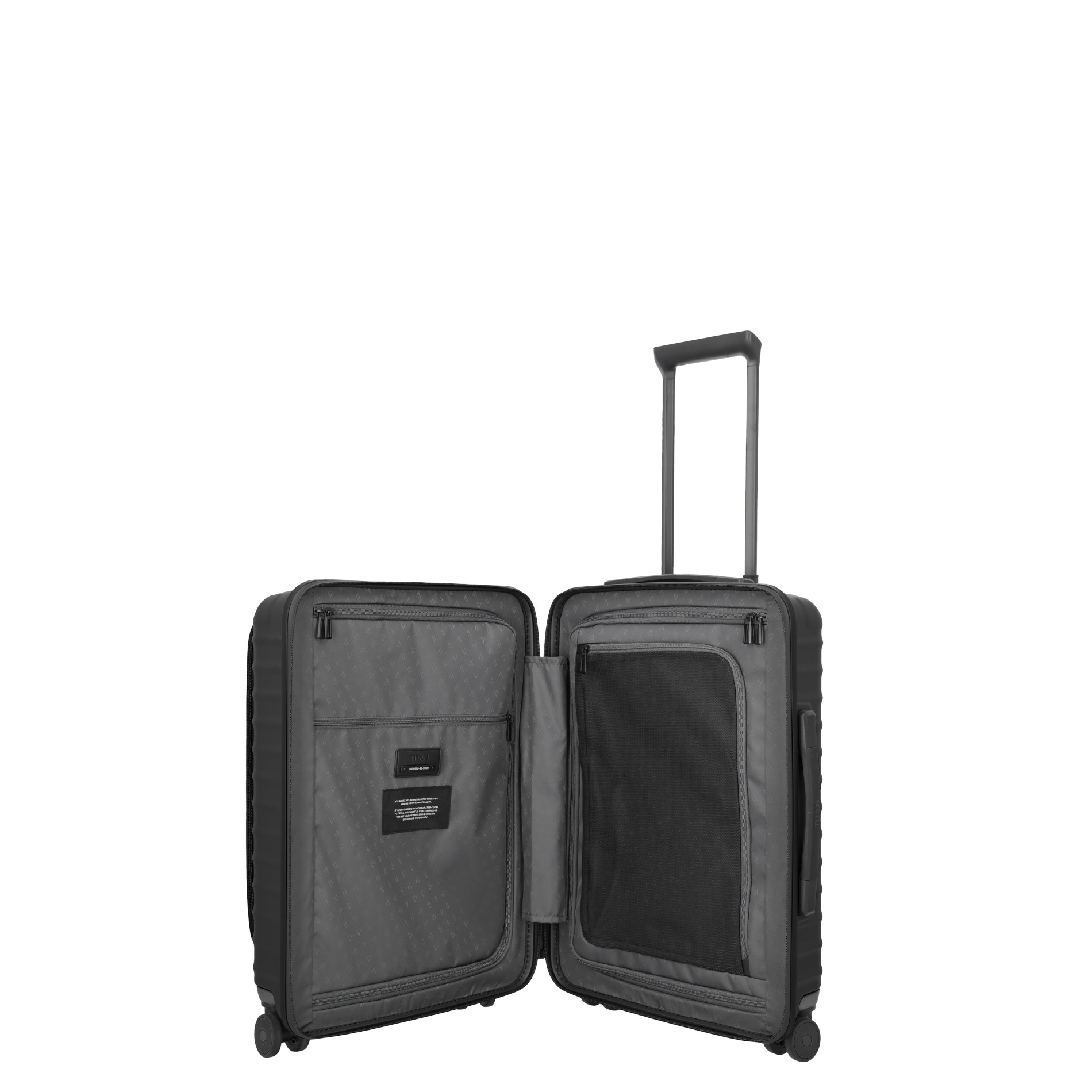 UPGRADE Handgepäck S mit Vortasche (55 cm) - Nightshade black