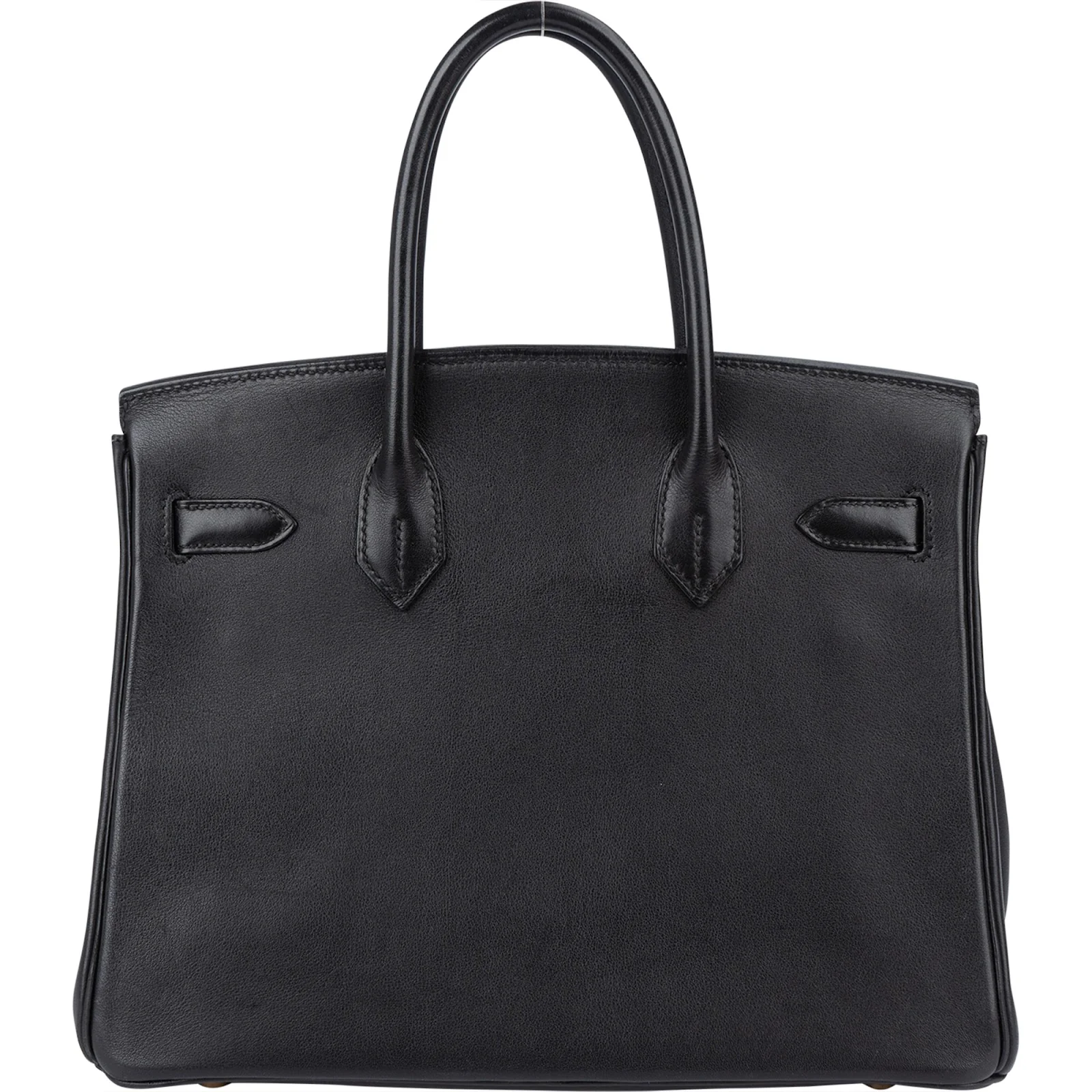 Hermès Noir Swift Leather Birkin 30 Handbag