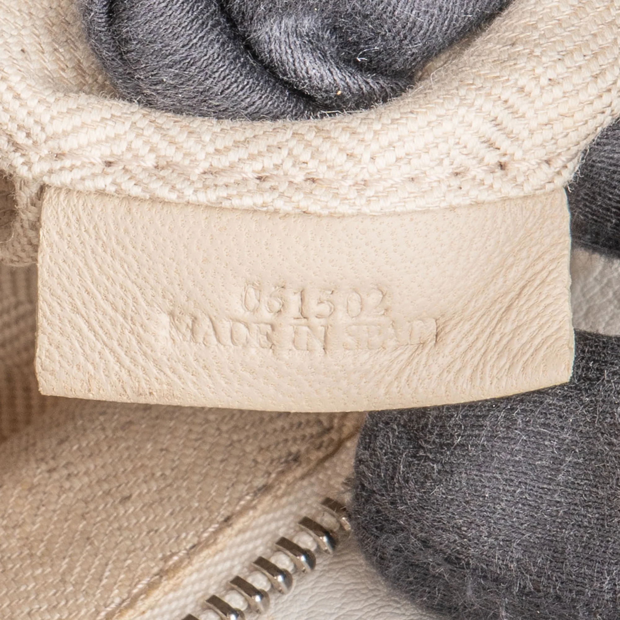 Loewe White Leather Puzzle Handbag