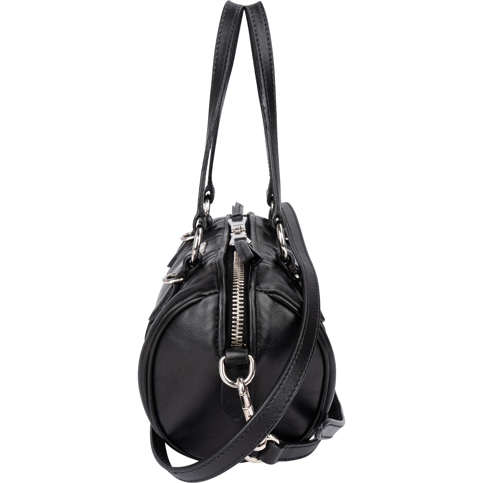 Miu Miu Soft Calf Leather Mini Boston Crossbody Bag