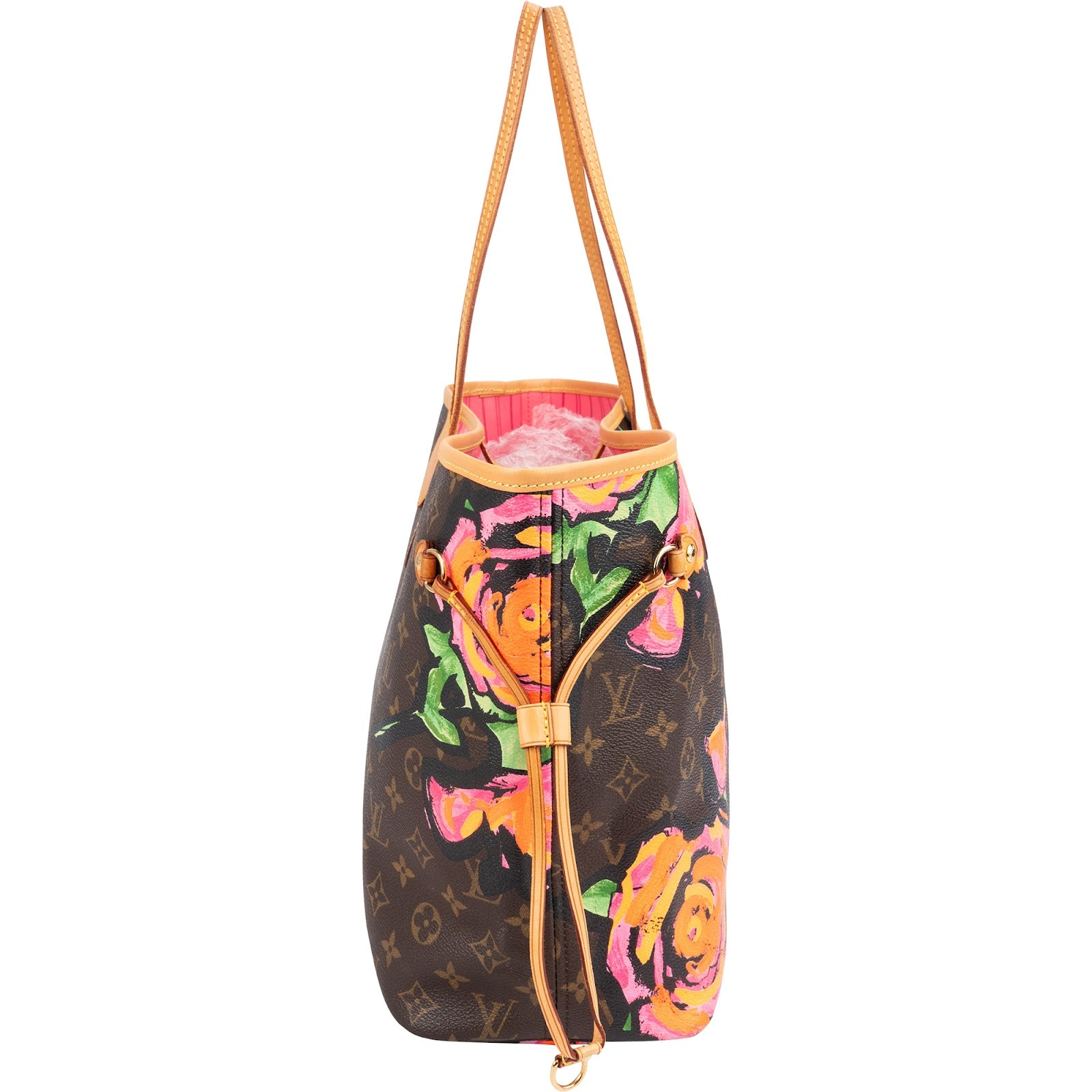 Louis Vuitton Limited Monogram Roses Neverfull MM Shopper
