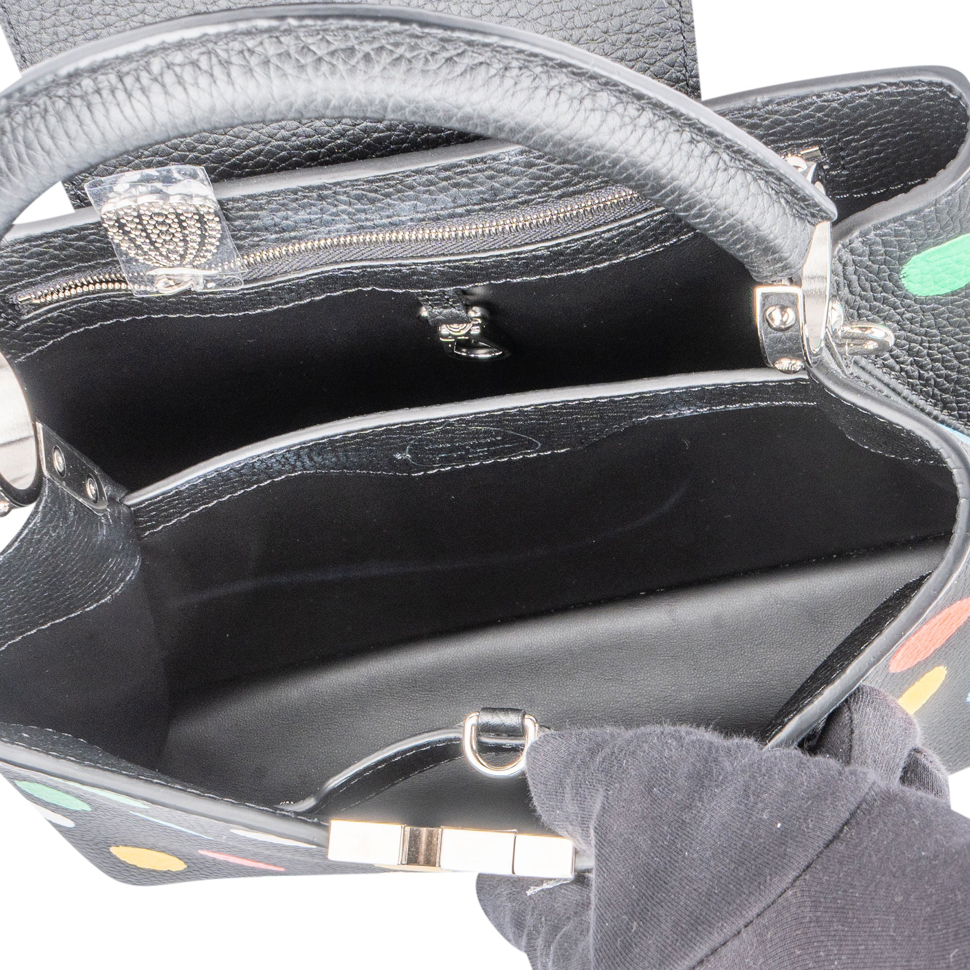 Louis Vuitton x Yayoi Kusama Dots Capucines MM Handbag