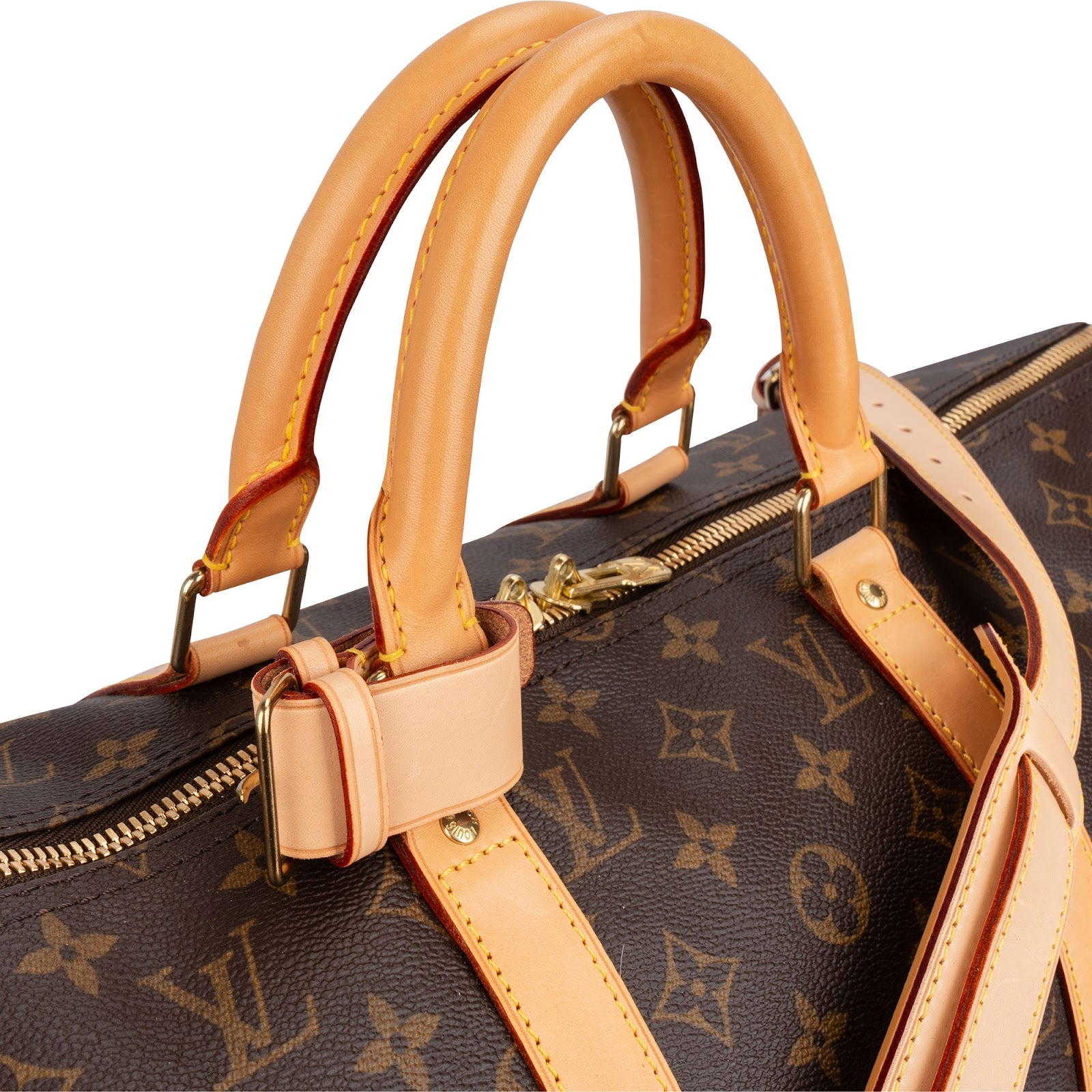 Louis Vuitton Monogram Canvas Keepall 50 Bandoulière Reisetasche