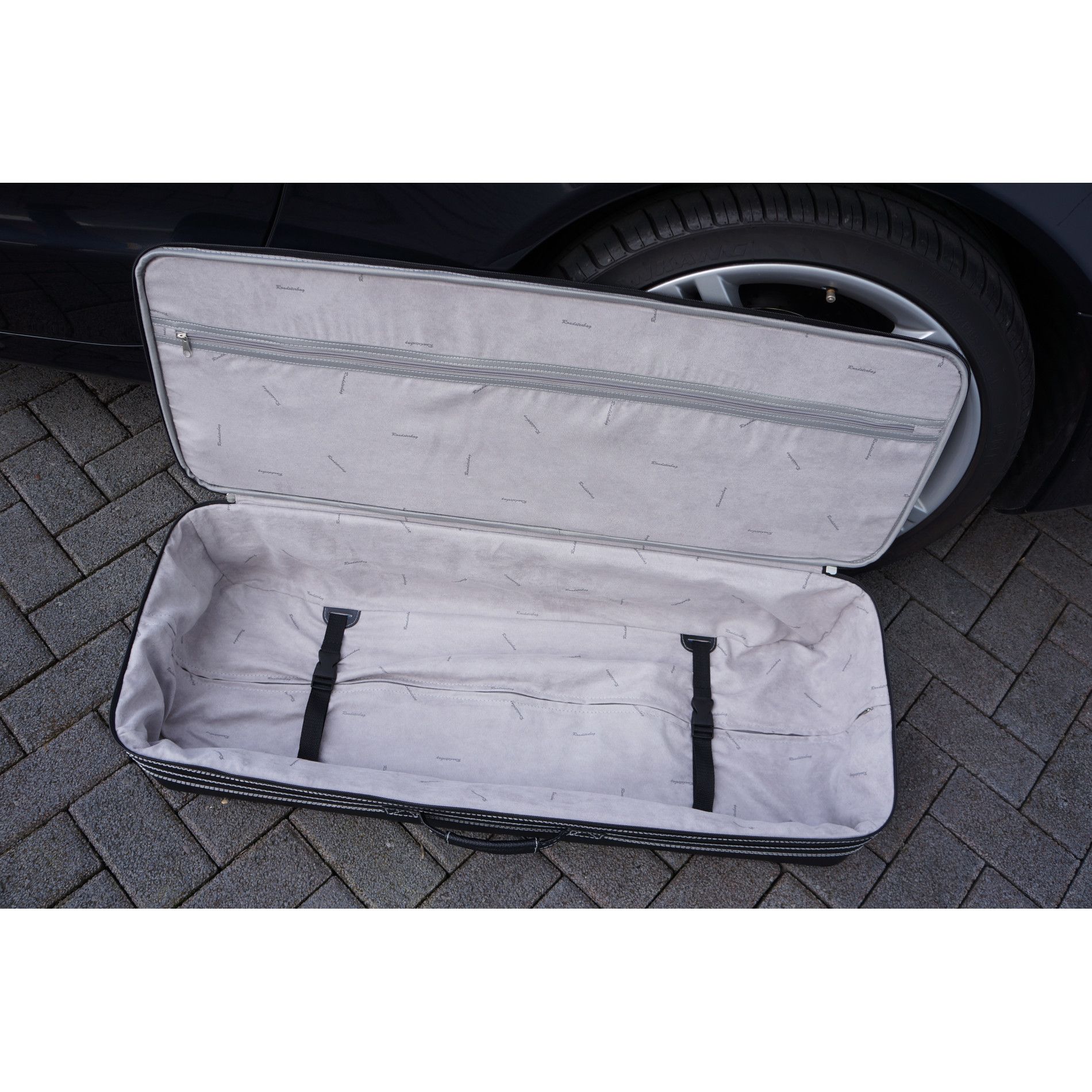 SL (R230+R231) (EU) Zusatzkoffer hinter Sitzen 1-tlg. - Echtleder