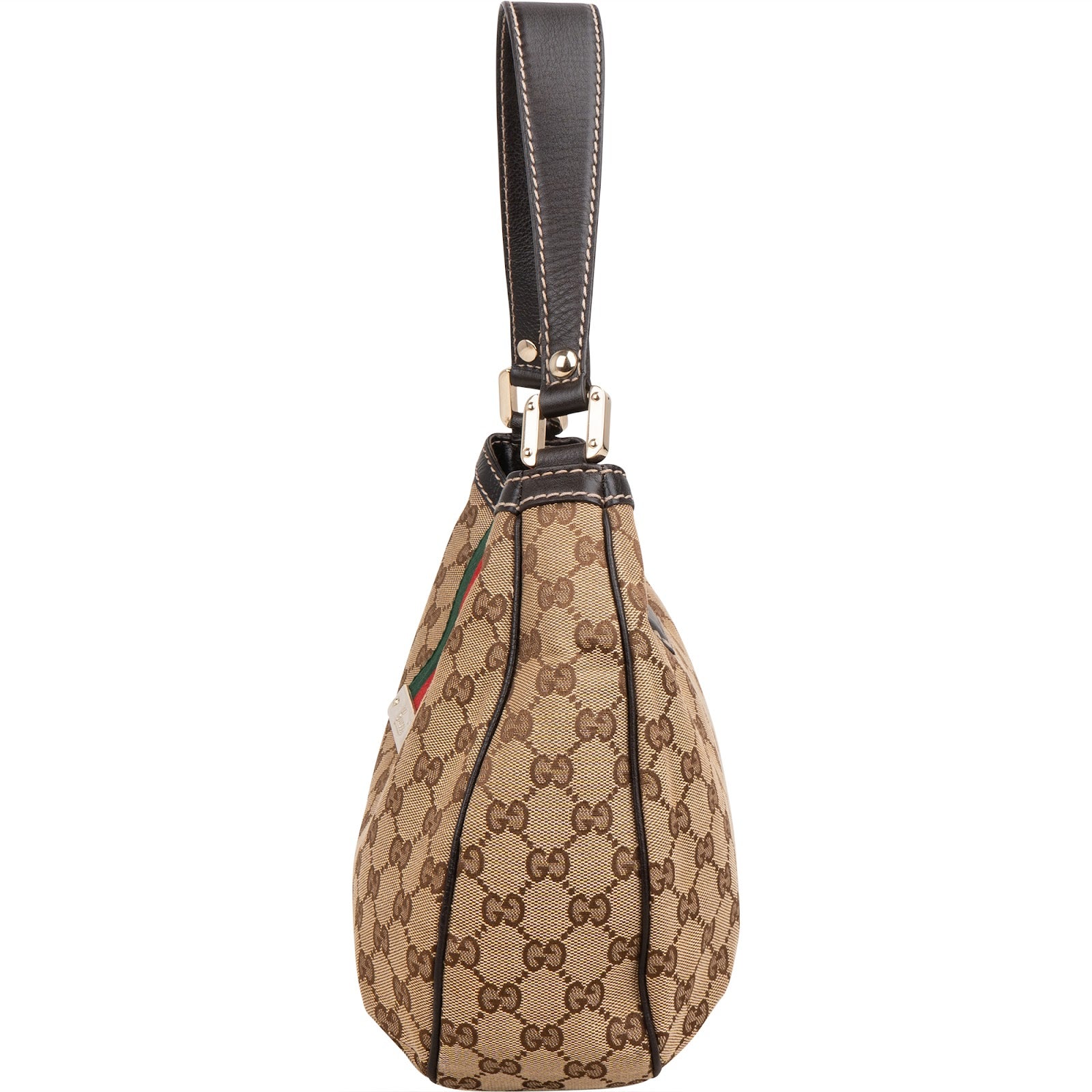 Gucci - GG Web Hobo Shoulder Bag