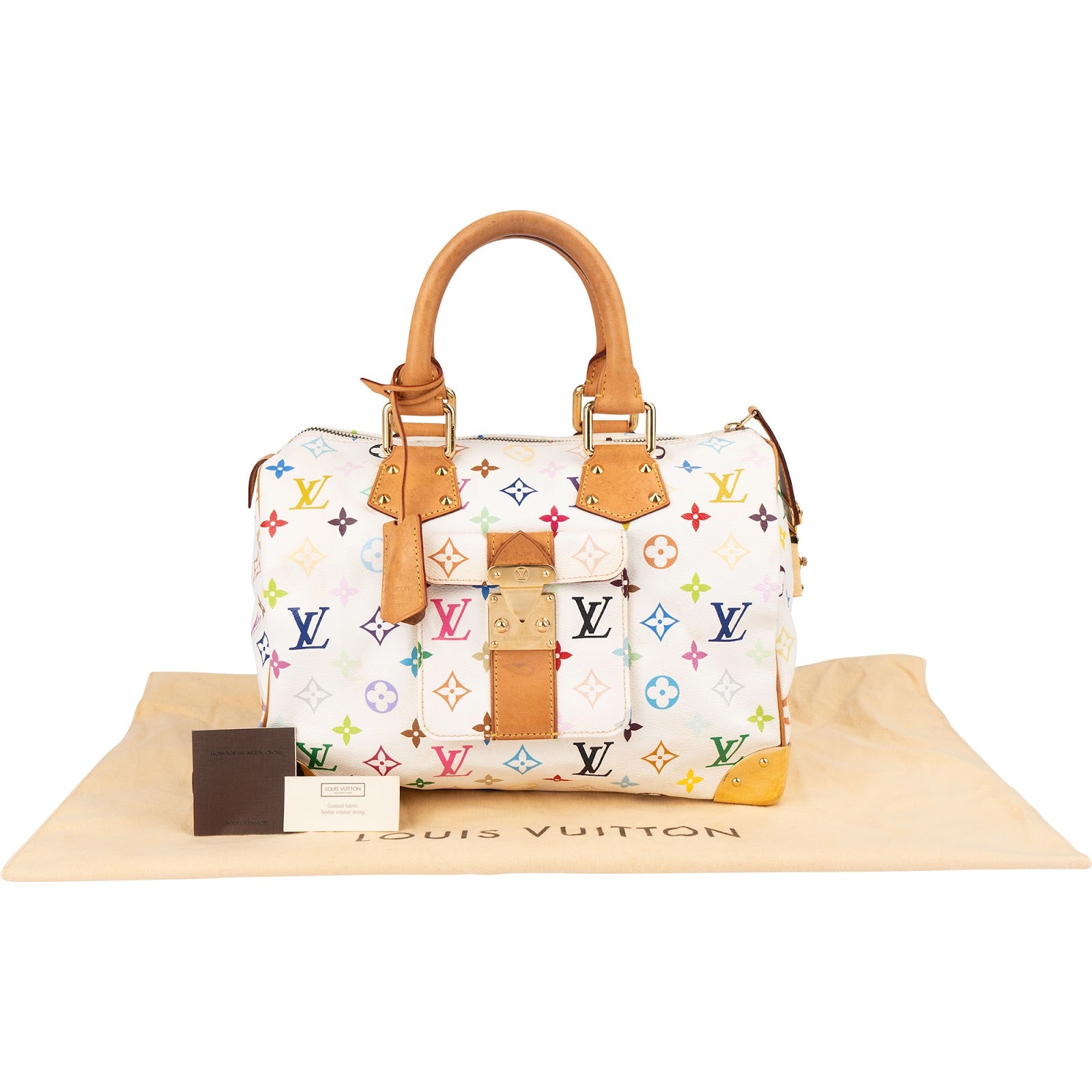 Louis Vuitton – Murakami Multicolor Speedy 30 Boston Handtasche