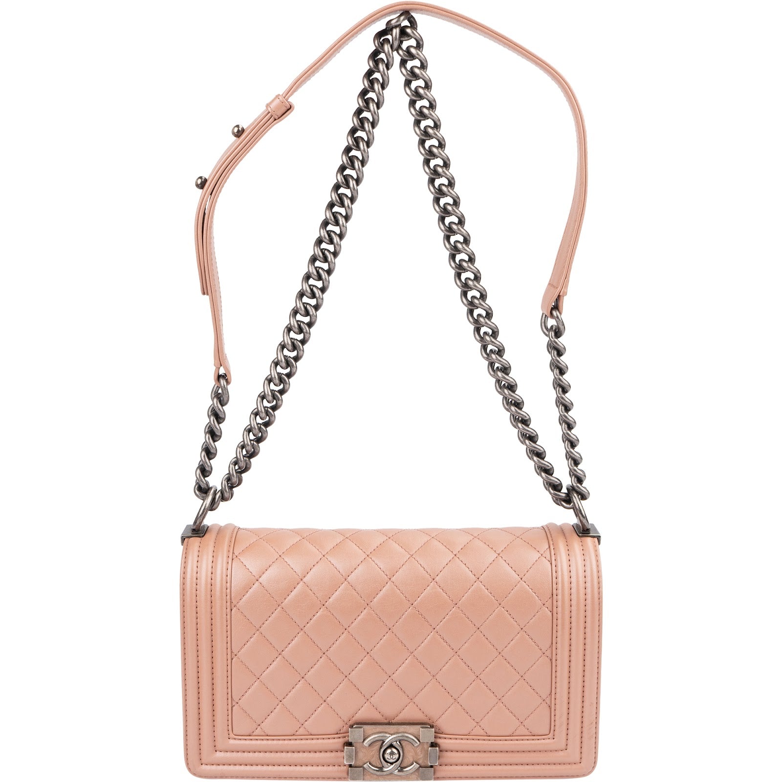 Chanel - Medium Boy Single Flap Crossbody Bag