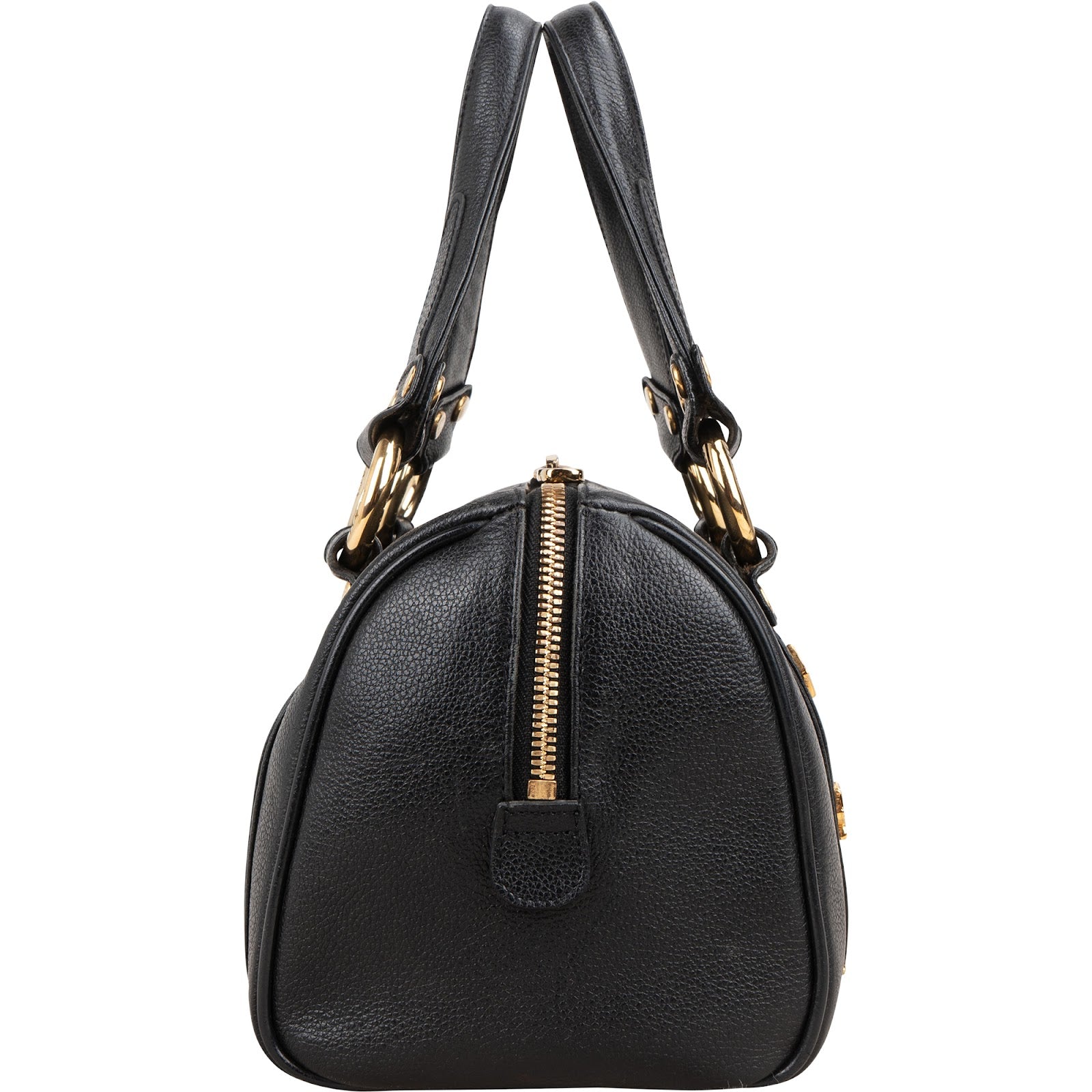 MCM - Visetos Studded Boston Bag