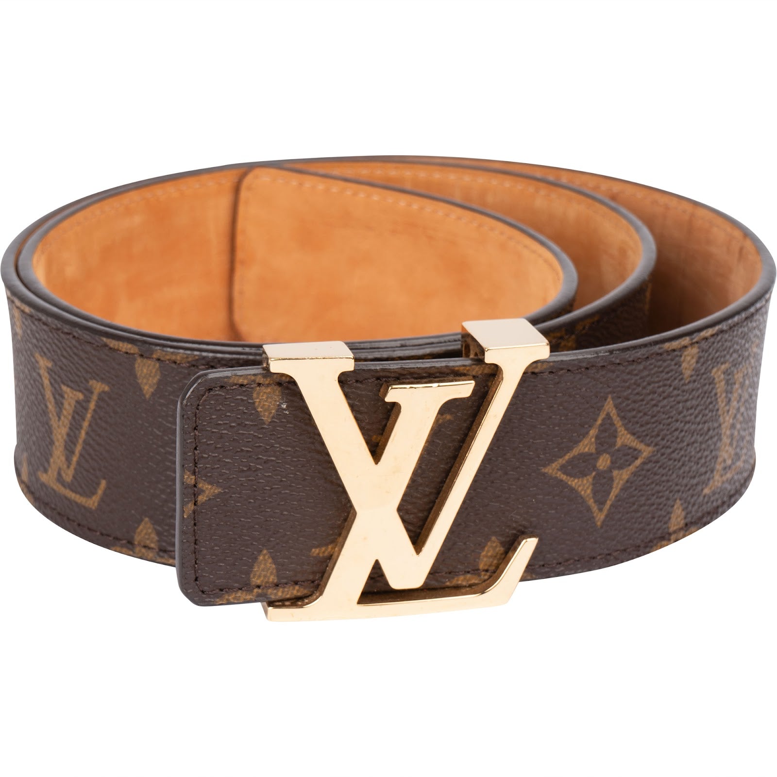 Louis Vuitton Monogram Canvas Pyramide LV Initials Gürtel (90 / 36) M9608