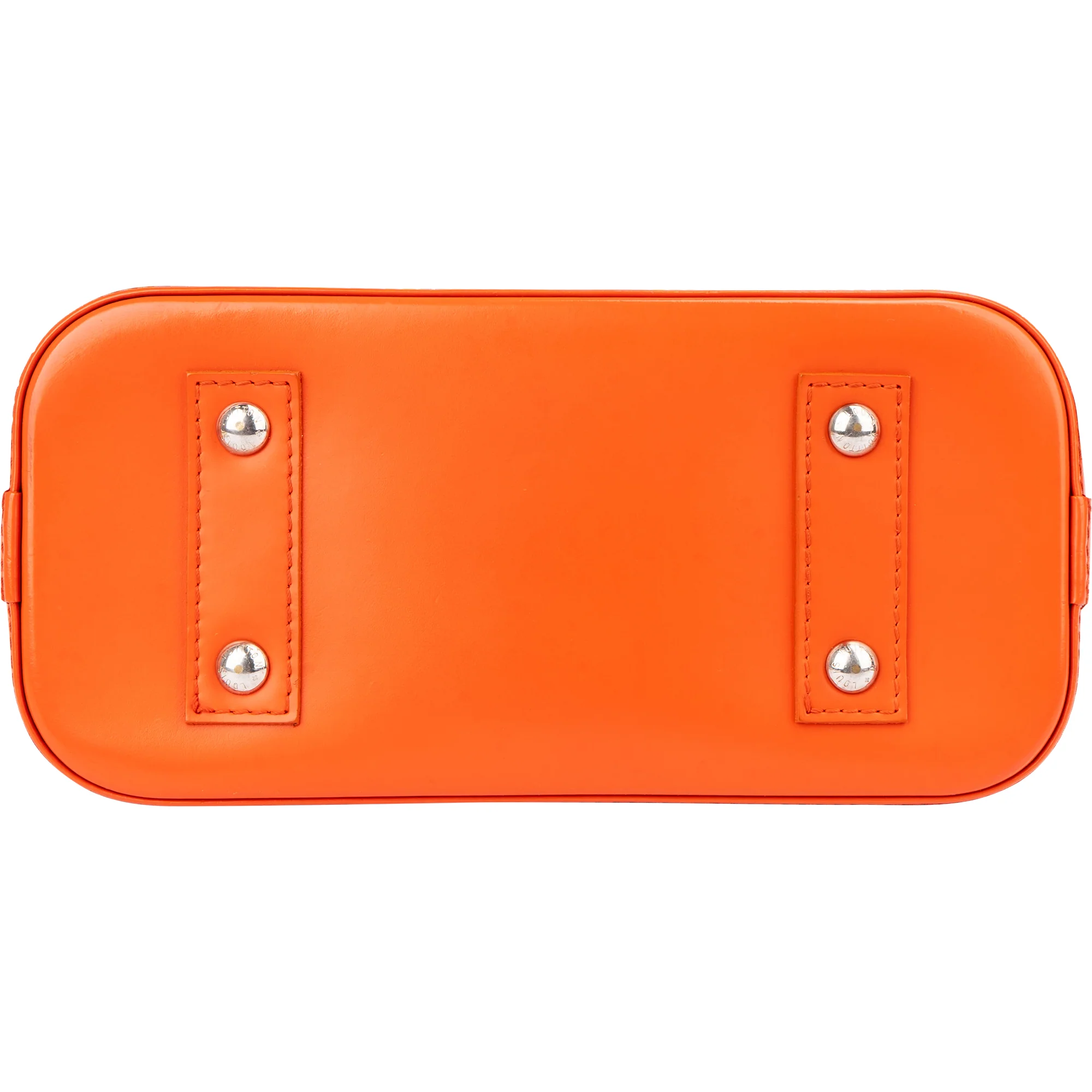 Louis Vuitton Orange Epi Leather Alma BB Handbag