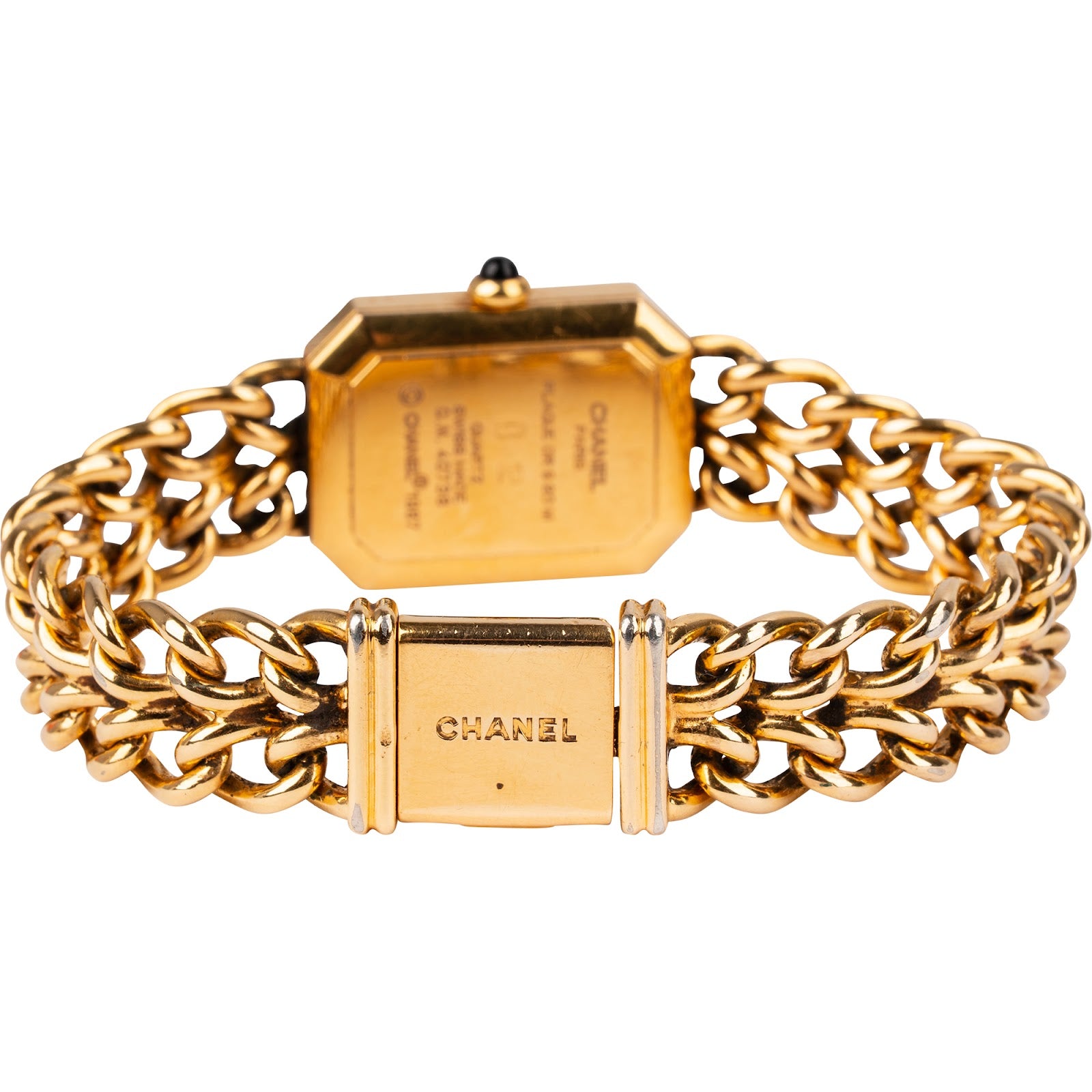 Chanel – Premiere dameshorloge (goudkleurig, maat L)