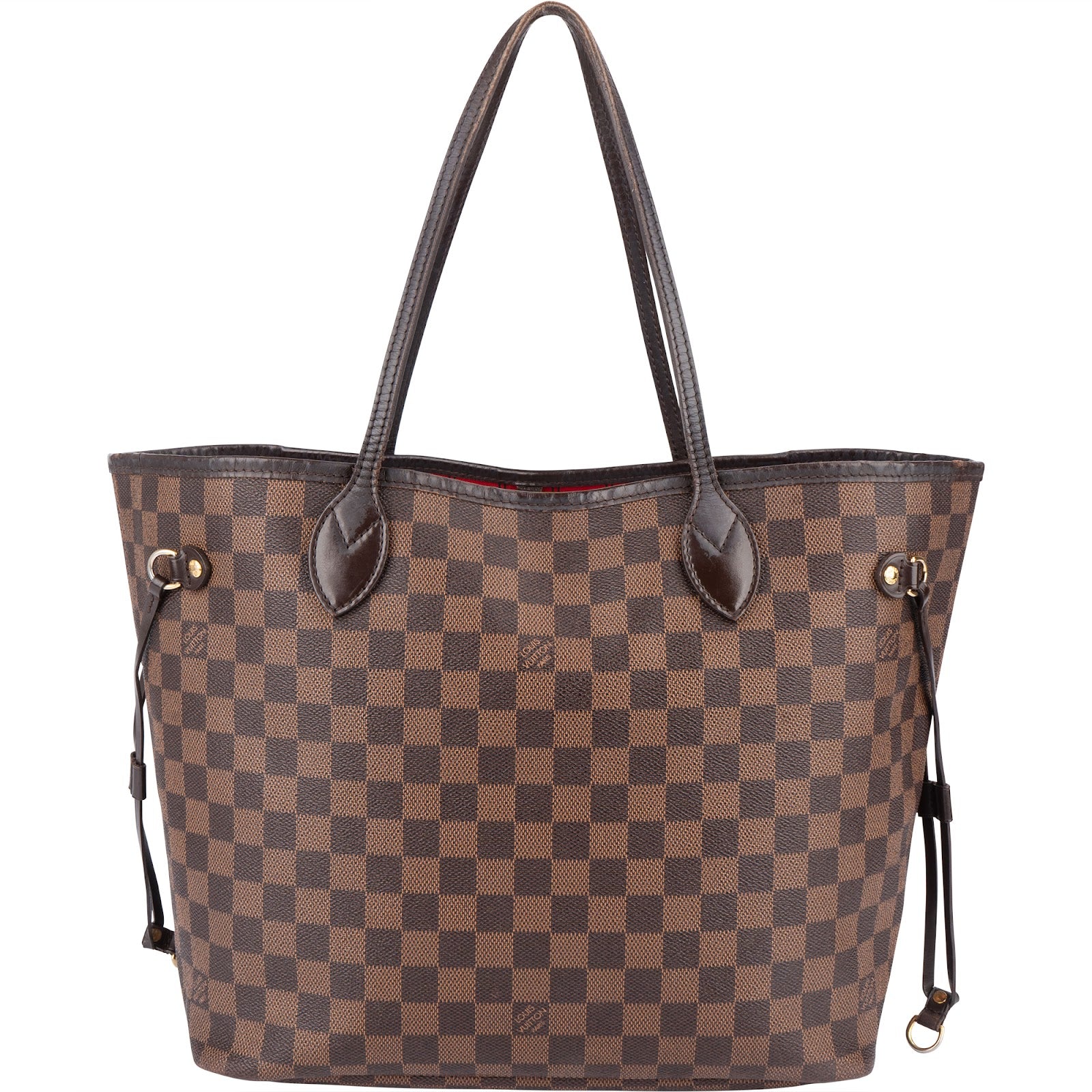 Louis Vuitton Monogram Damier Ebene Neverfull MM Shopper