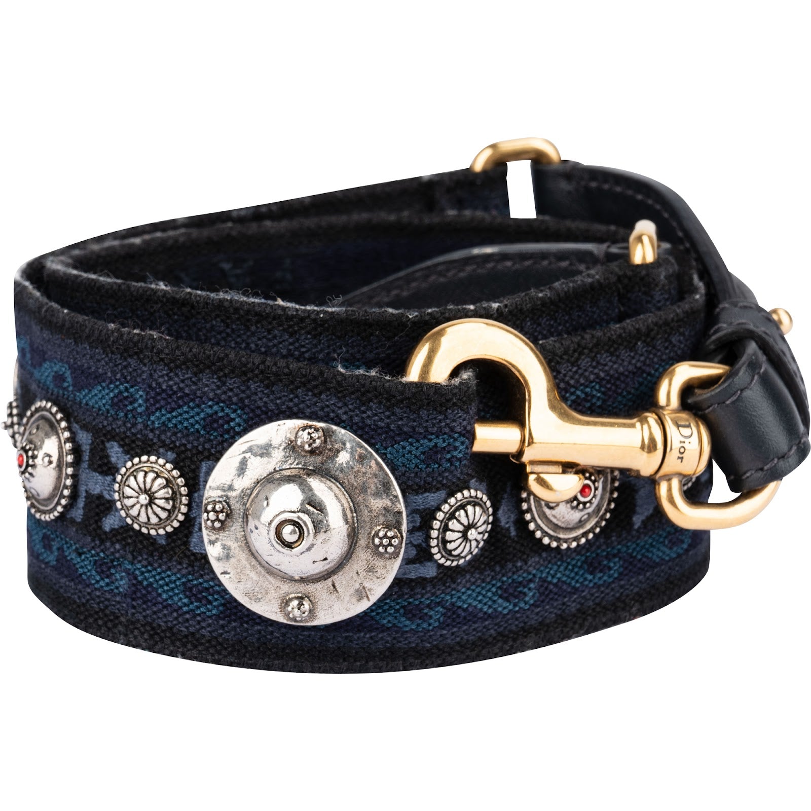 Christian Dior - Cotton Embroidered Monogram Medallions Bag Strap