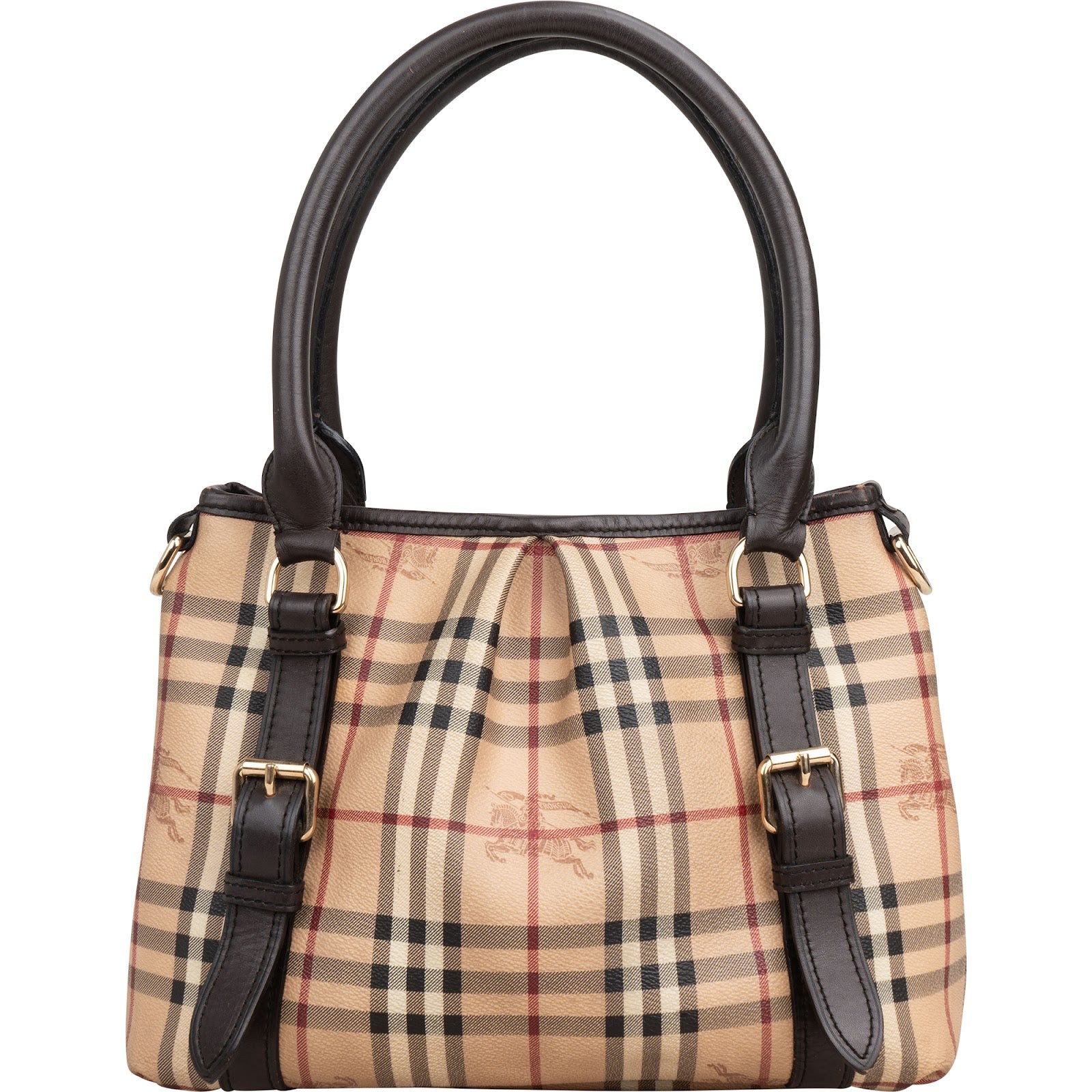 Burberry Haymarket Check Small Salisbury Tote Handbag
