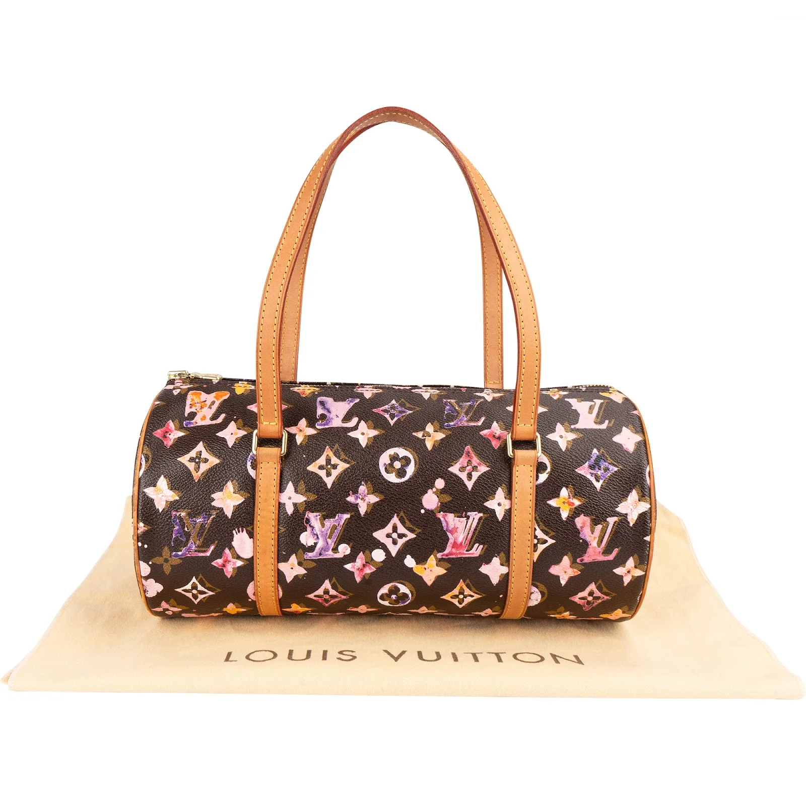 Louis Vuitton Limited Monogram Richard Prince Watercolor Papillon 30 Handbag