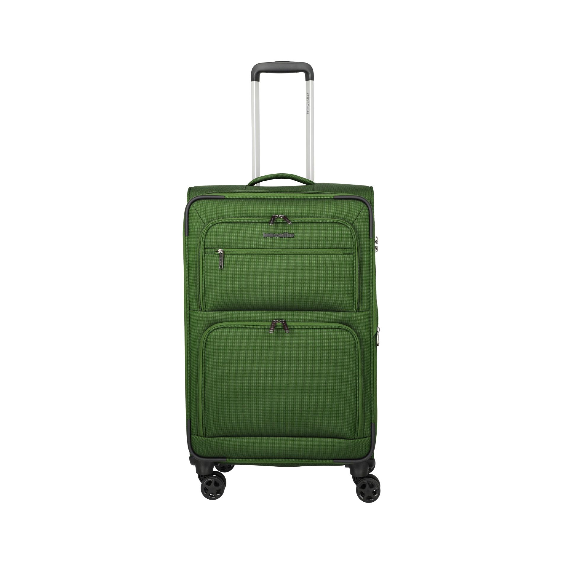 CUBIS Kofferset L/M/S erweiterbar + Beauty Case + Board Bag - Green