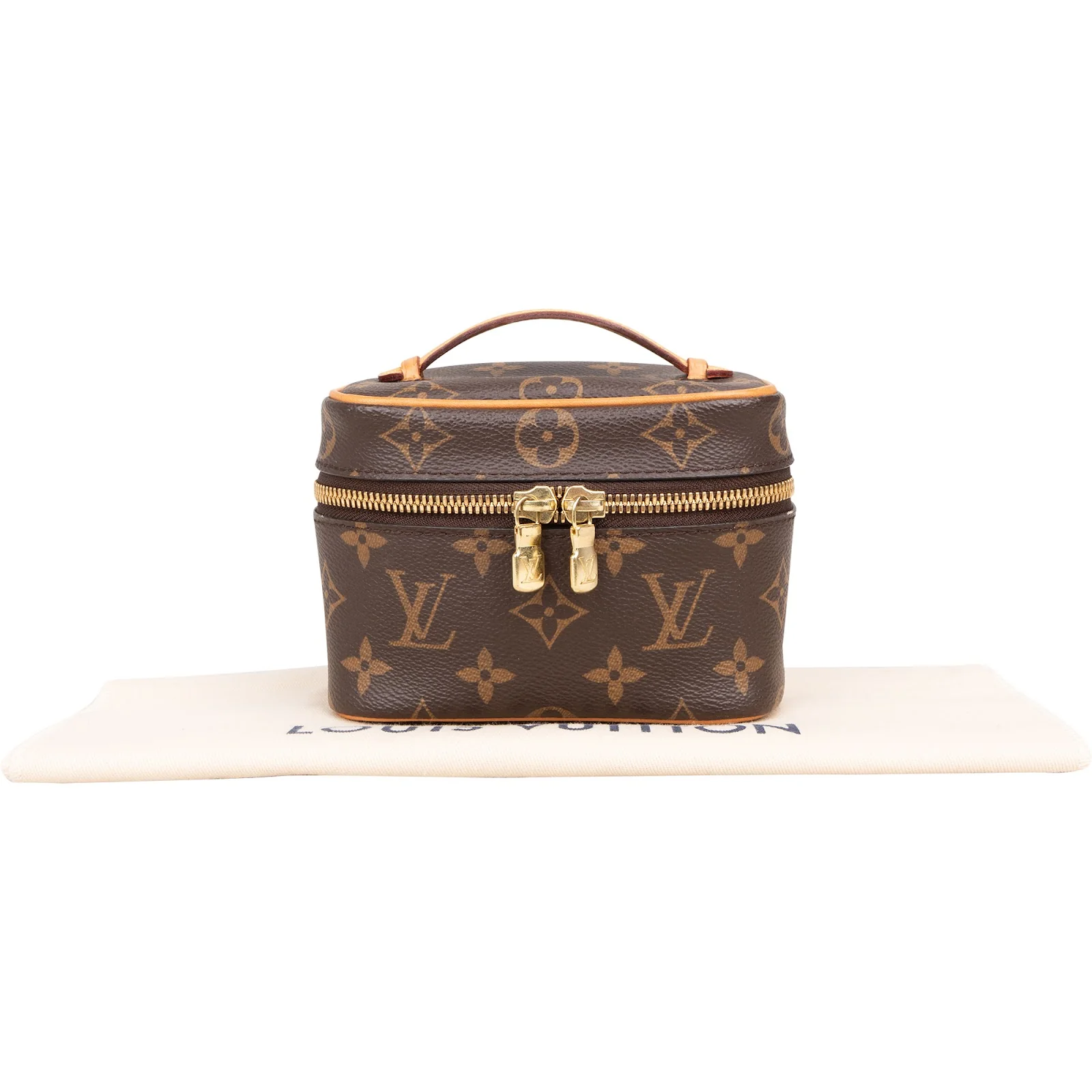 Louis Vuitton Monogram Canvas Nice Nano Vanity Handbag