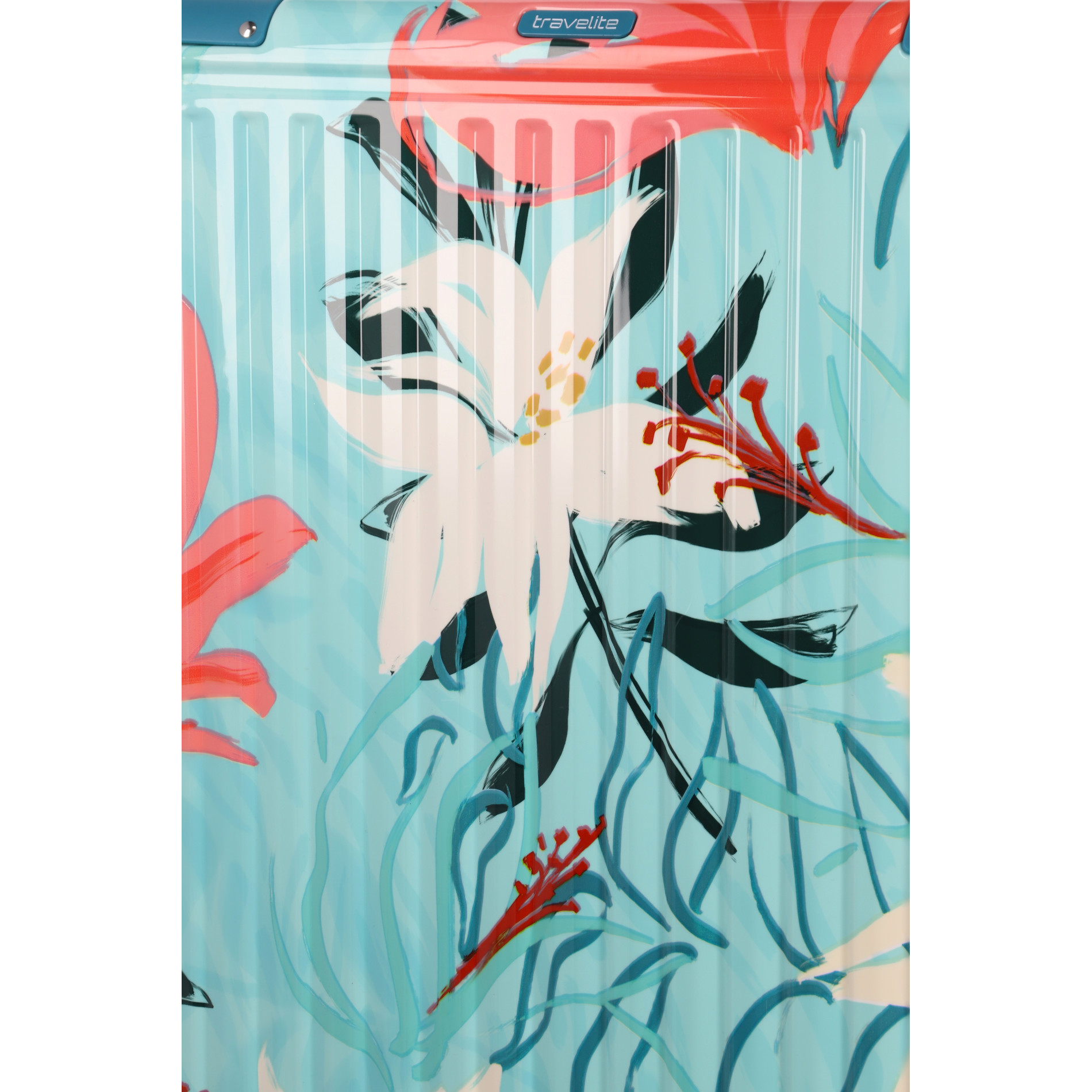 CRUISE Trolley L (77 cm) mit 4 Rollen - Türkise Lilie