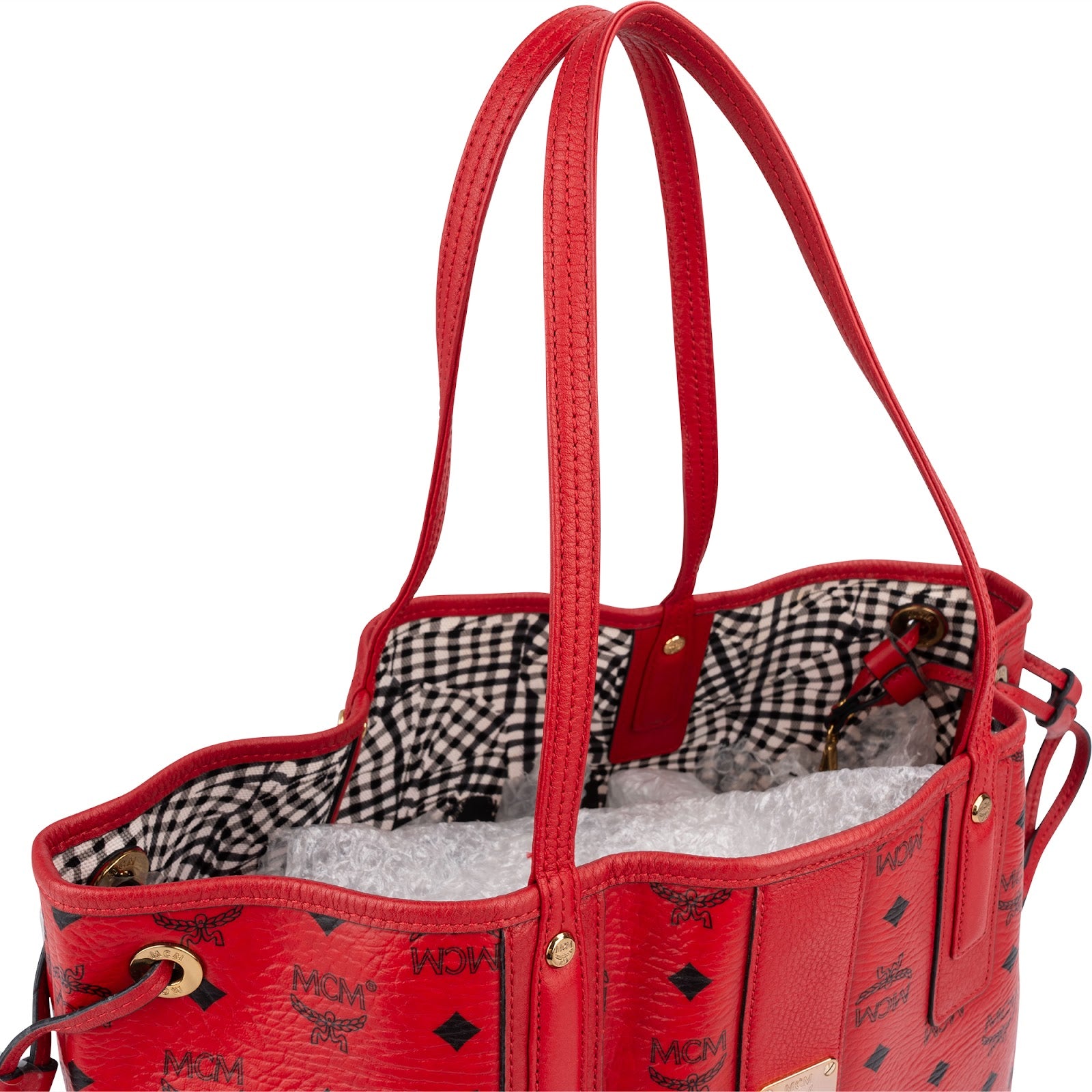 MCM Monogram Visetos Liz Shopper