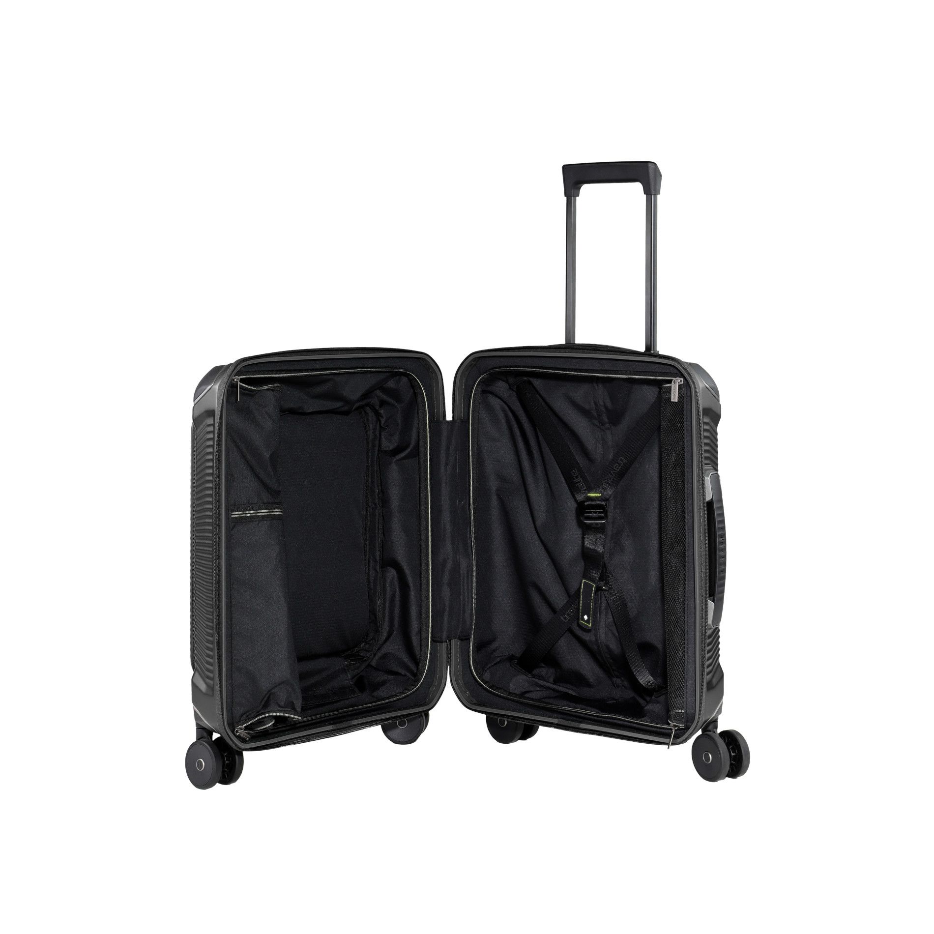 MILLENNIUM Handgepäck S (55cm) mit Vortasche - Black