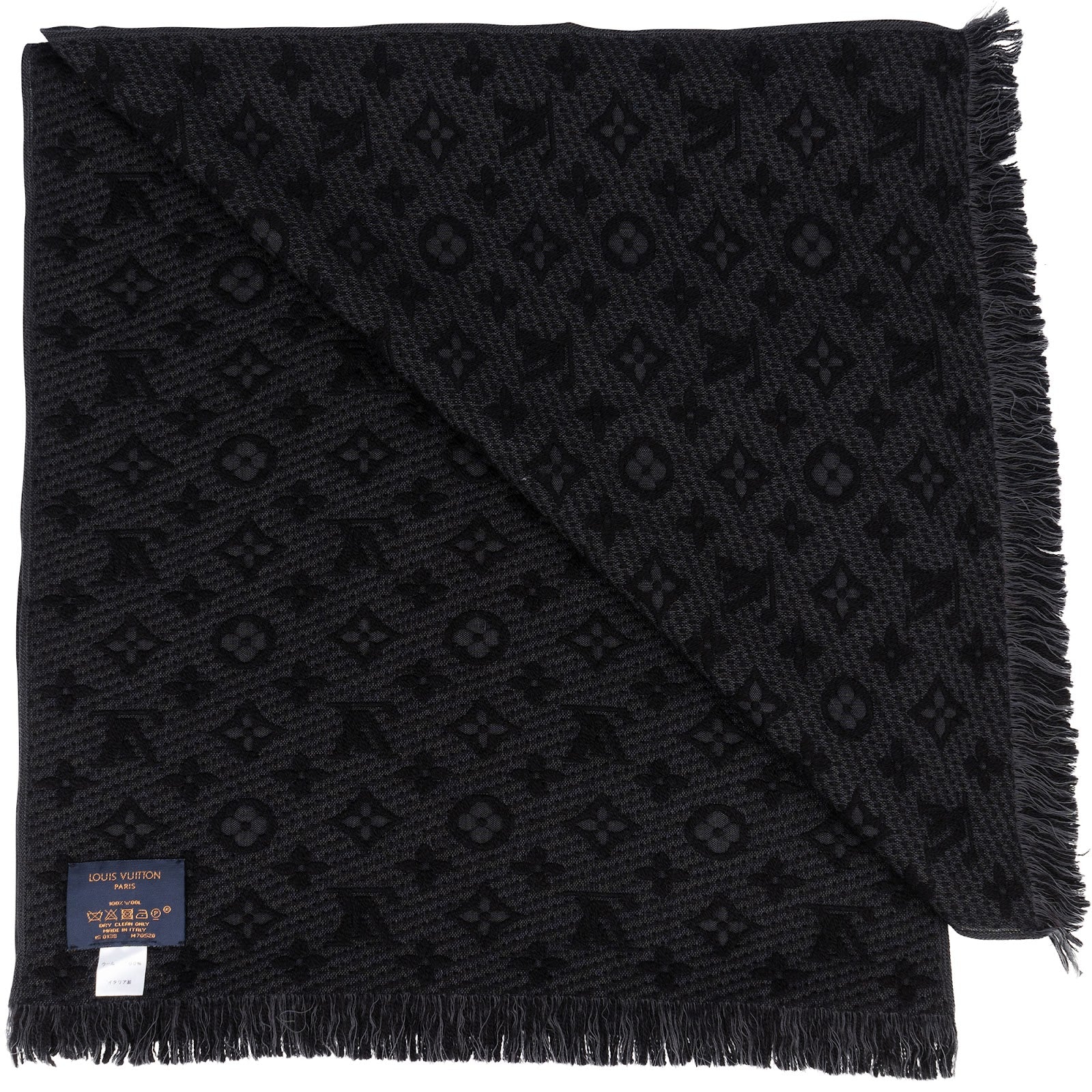 Louis Vuitton Wool Monogram Classic Schal Scarf