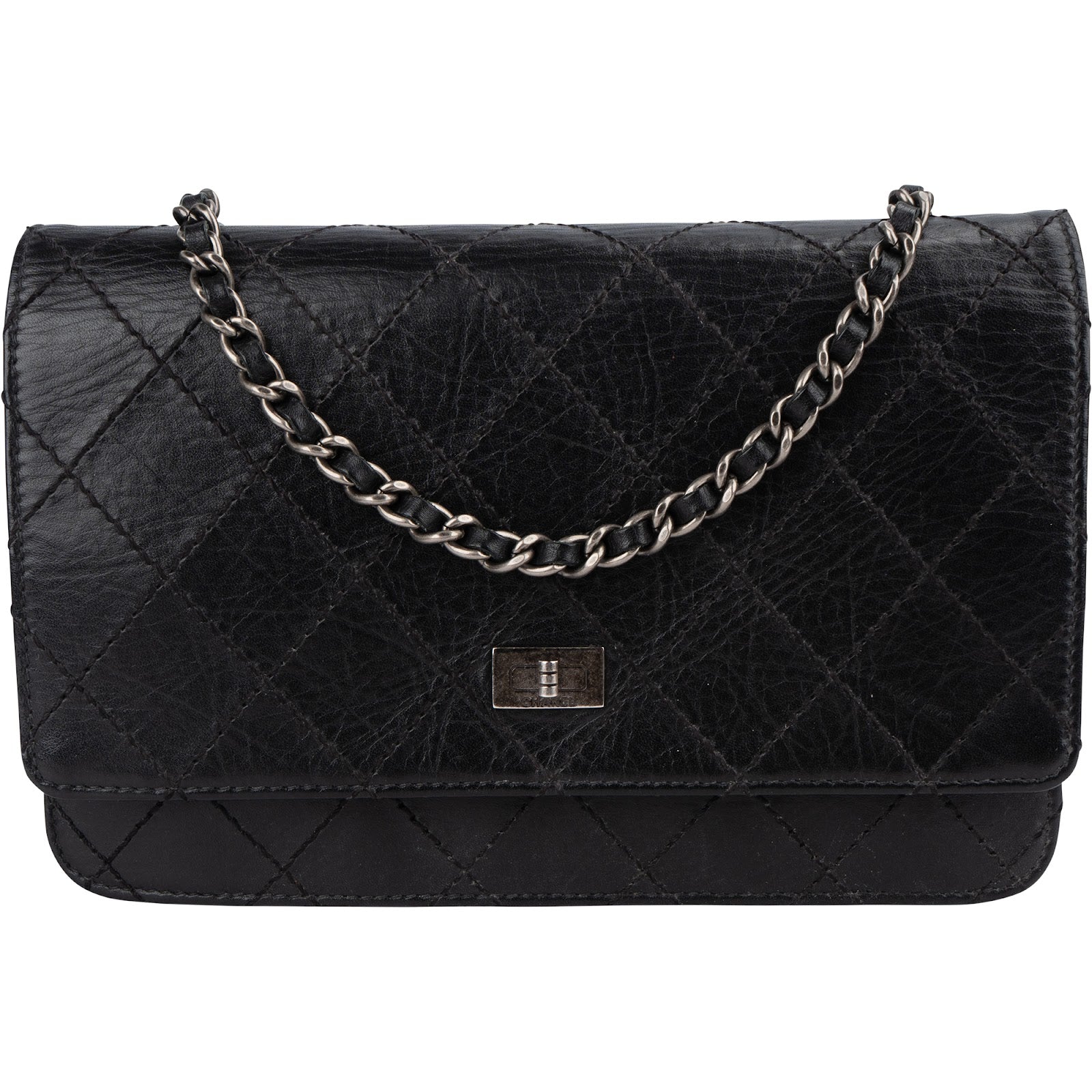 Chanel Stitching Calfskin Reissue 2.55 Wallet on Chain Crossbody Bag