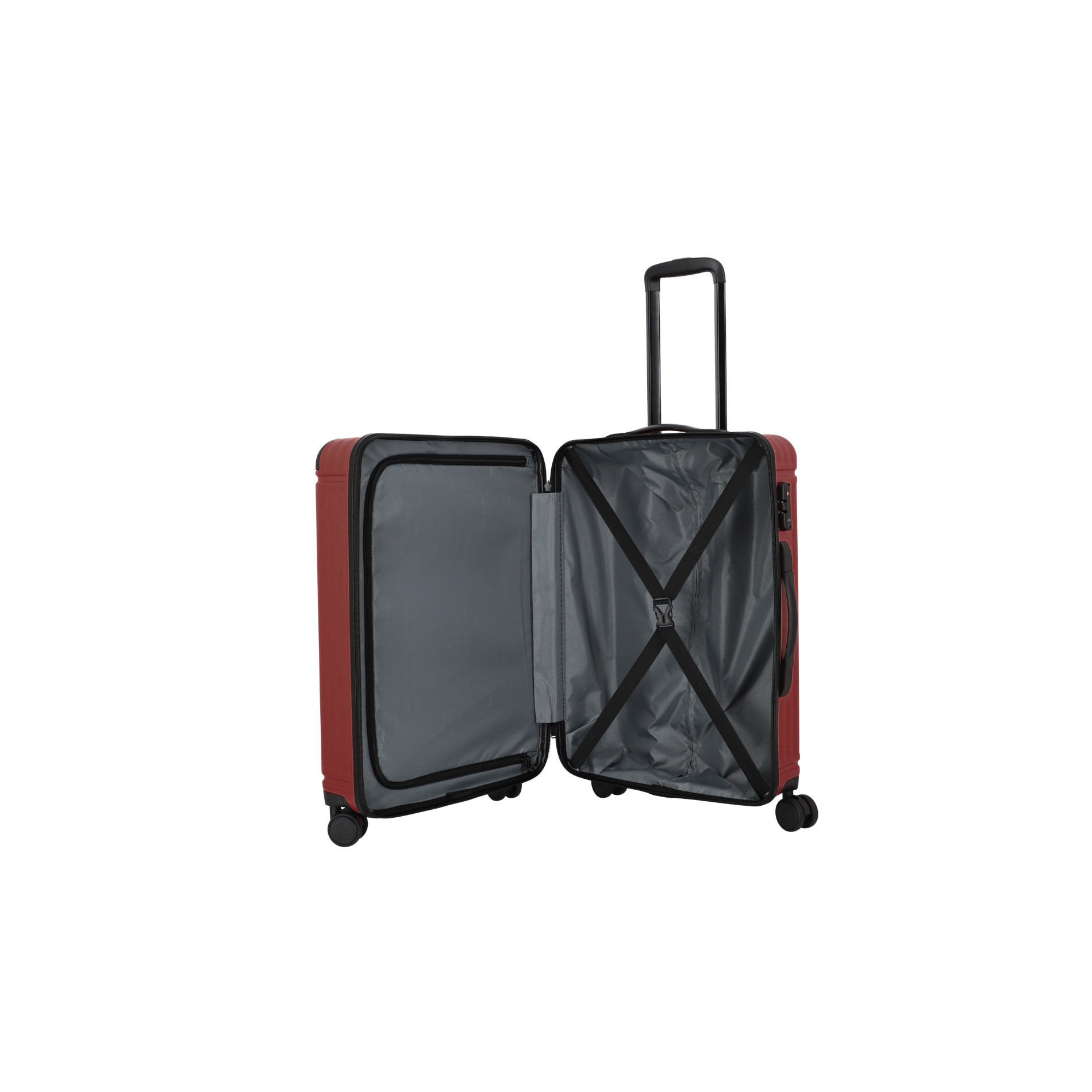 CRUISE Kofferset mit 4 Rollen Gr. L/M/S - Bordeaux