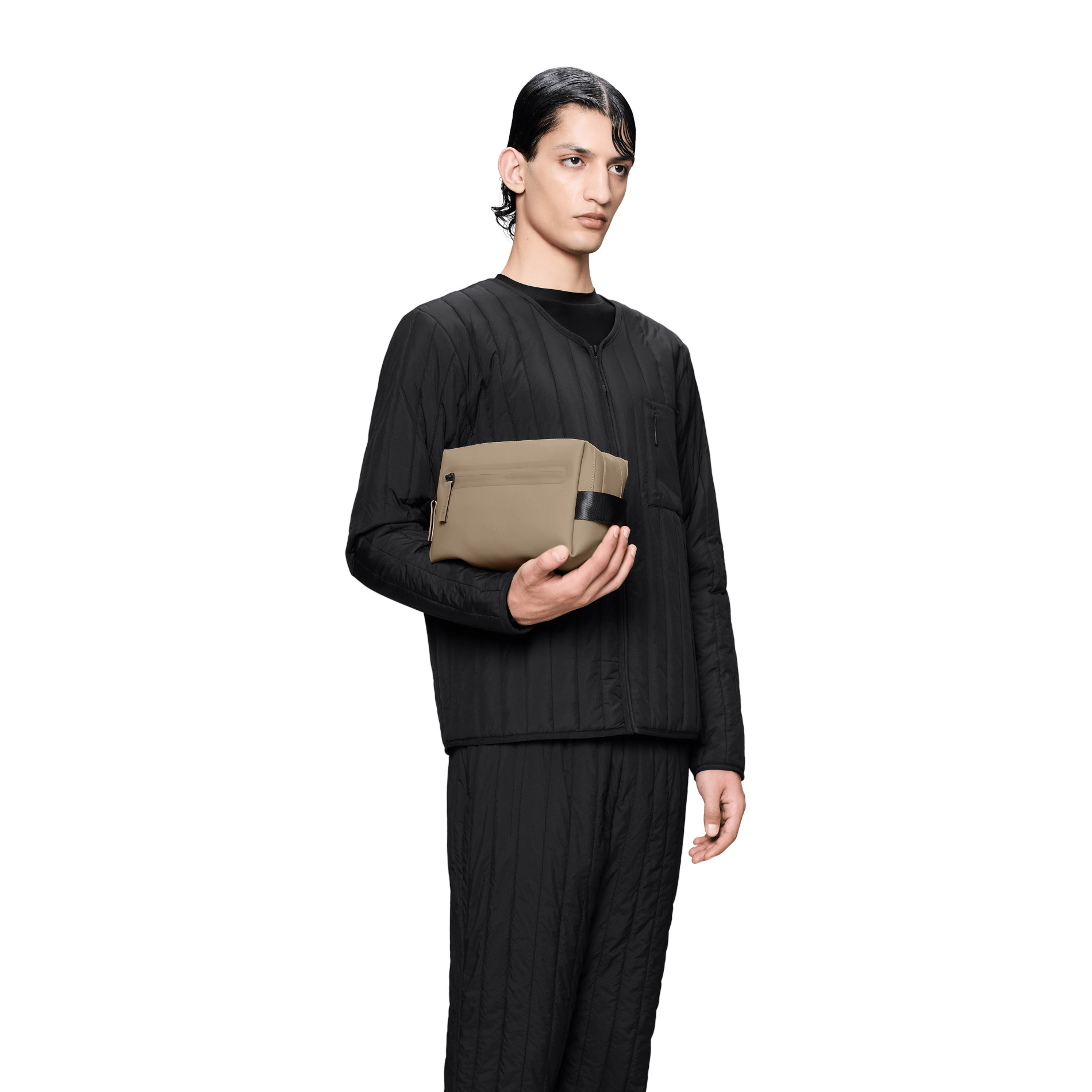 Wash Bag Zip W3 - Beige