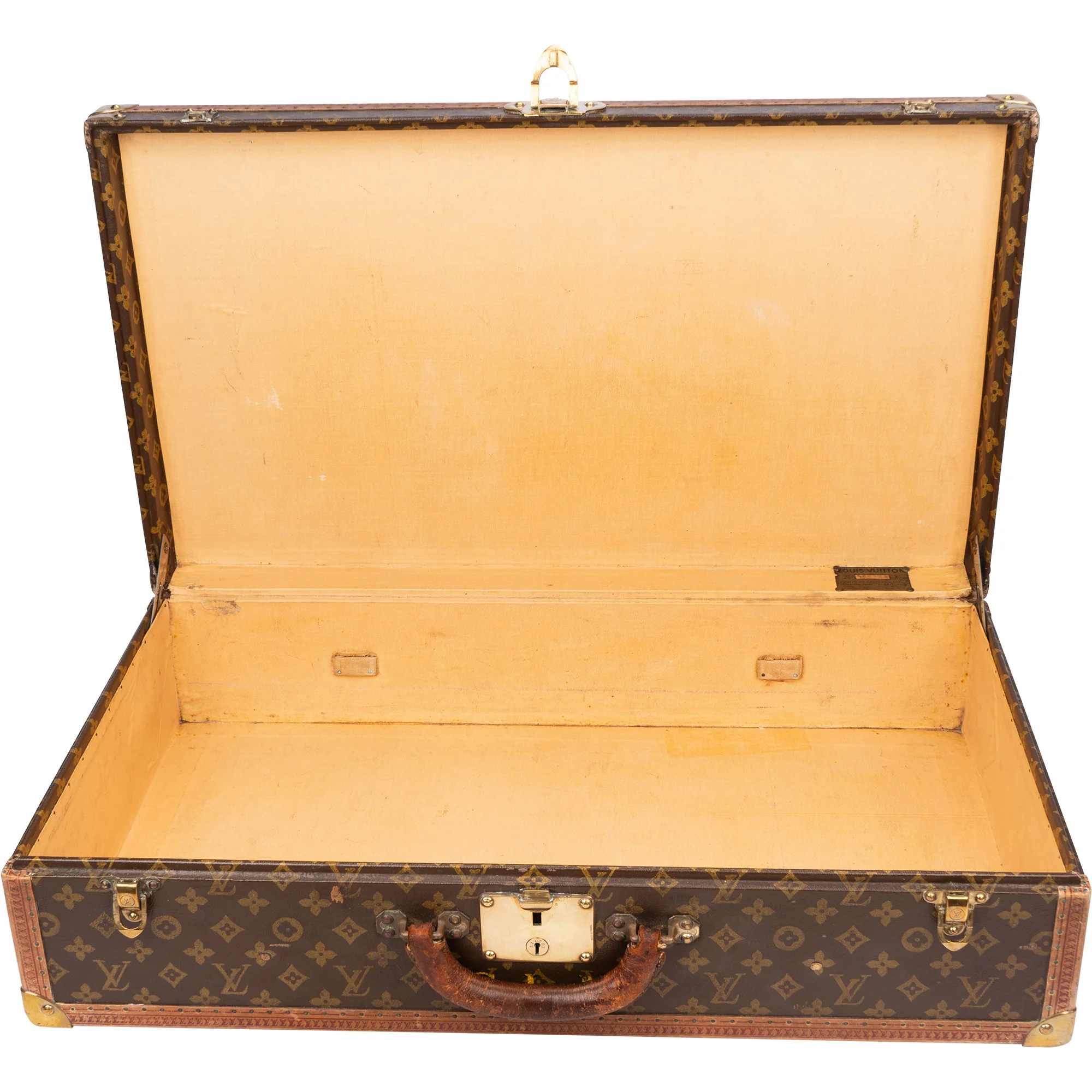 Louis Vuitton Canvas Monogram 1900s Koffer 70