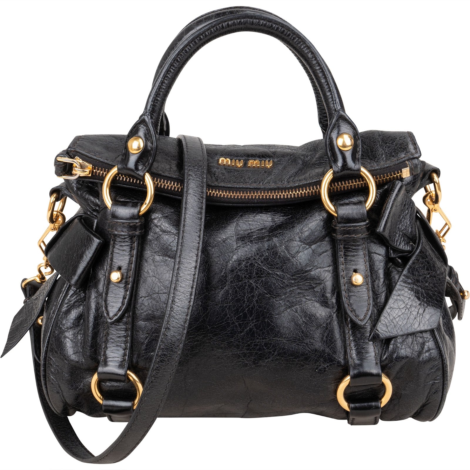 Torebka Miu Miu Vitello Lux City