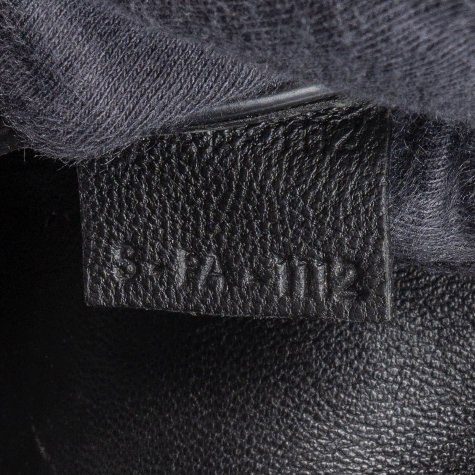 Céline Black Grained Calfskin Edge Shoulder Bag