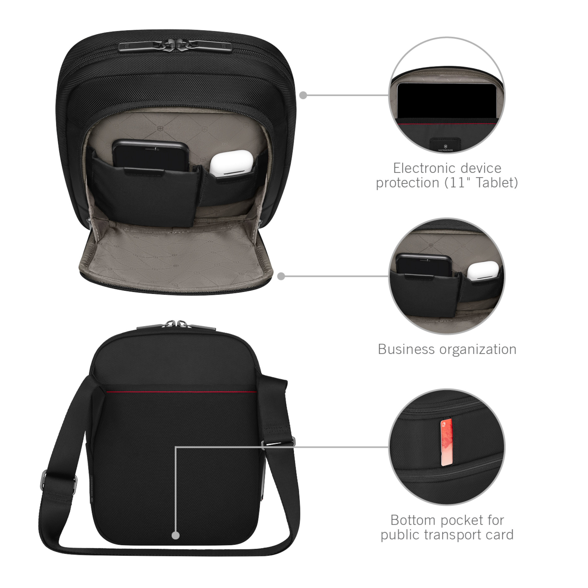 Werks Traveler 7.0 Crossbody Bag - Black