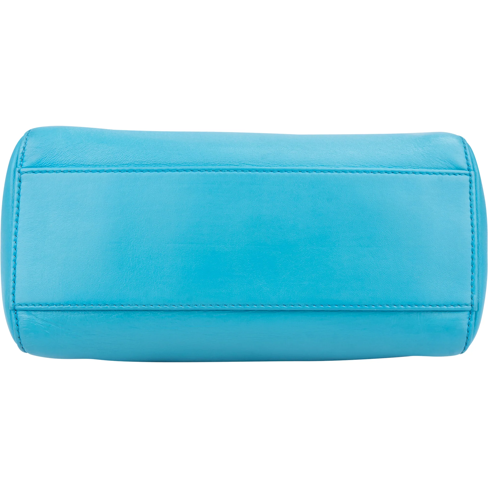 Fendi Blue Leather Peekaboo Handbag