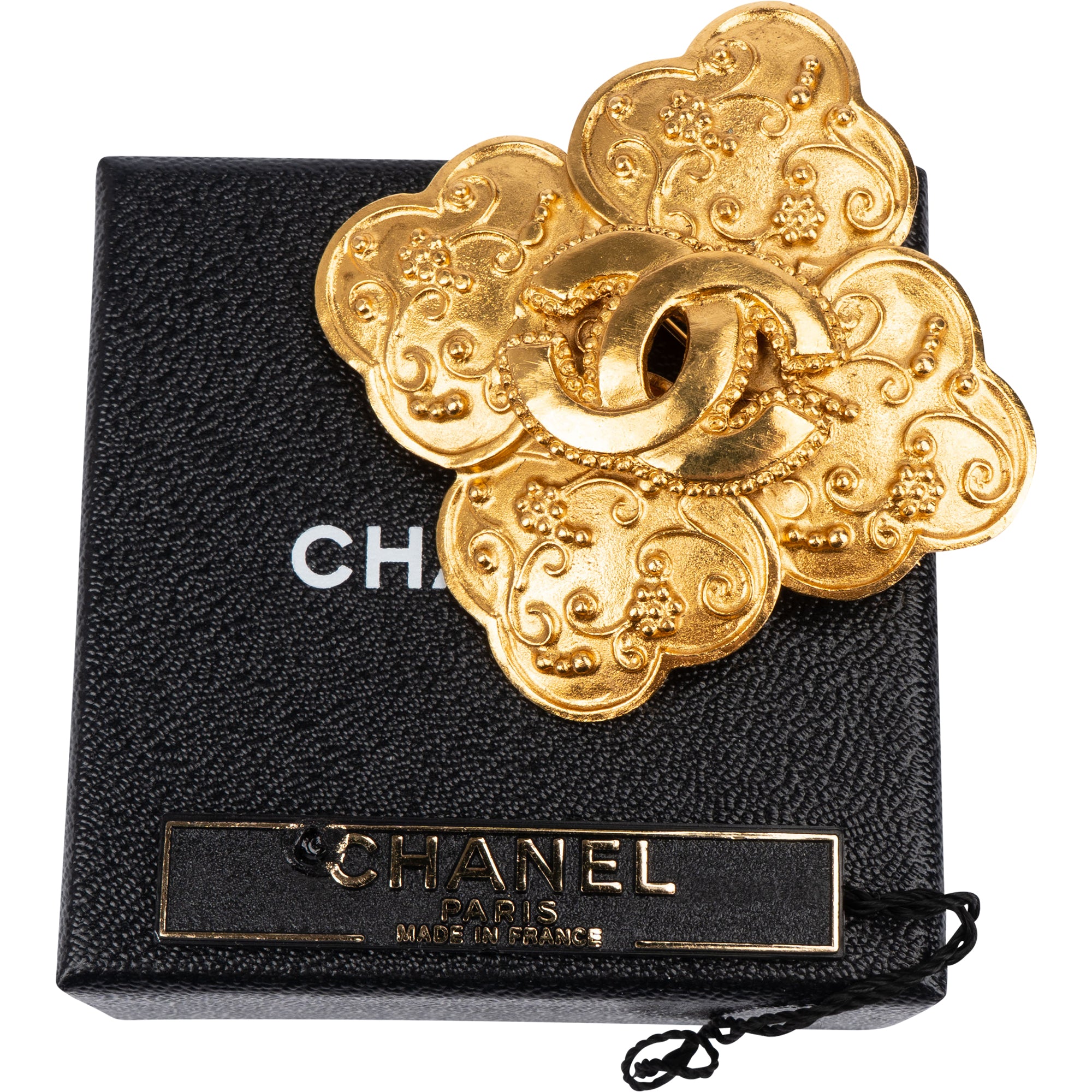 Chanel Golden Ramble CC Brooch