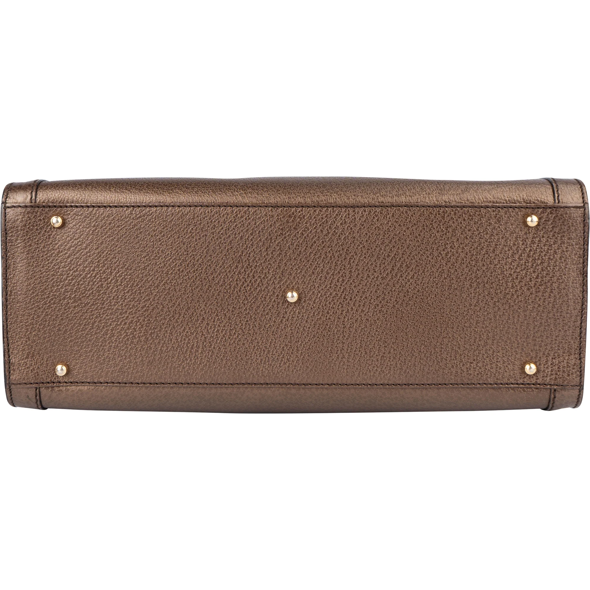 Gucci Leather Bamboo Handbag