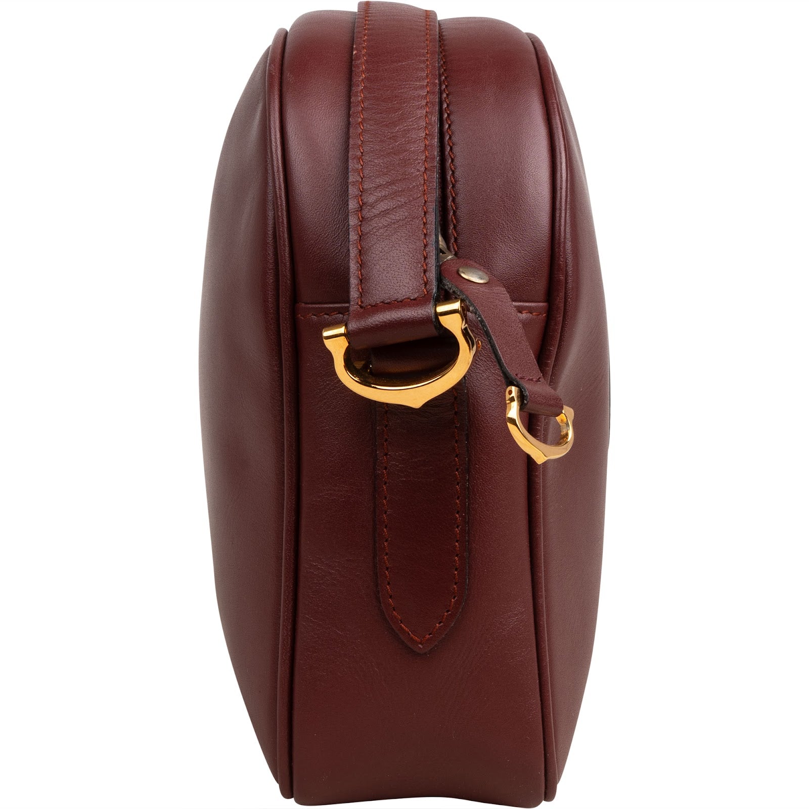 Cartier Bordeaux Leather Mastrine Crossbody Bag